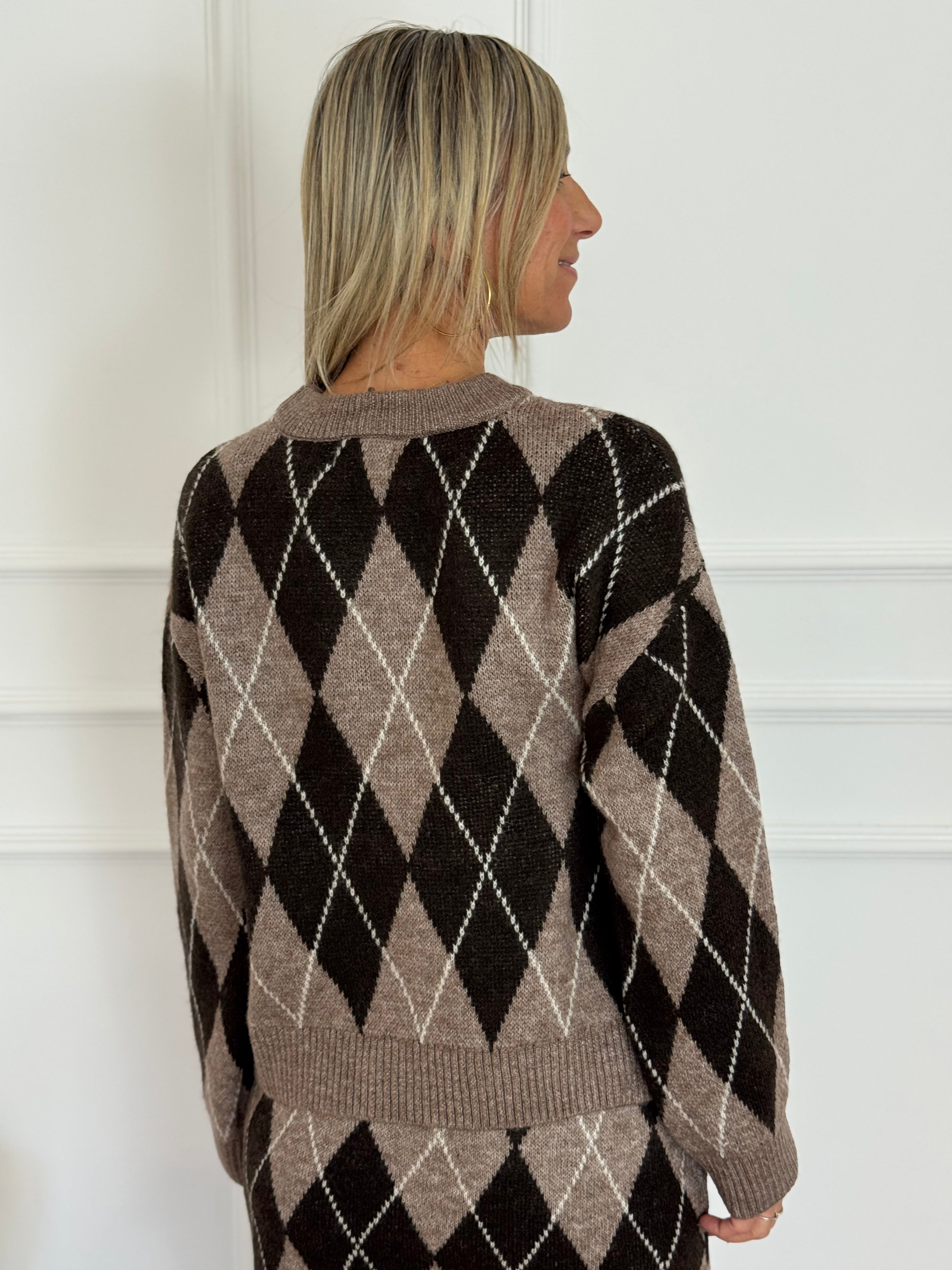 Maglione a rombi jdy