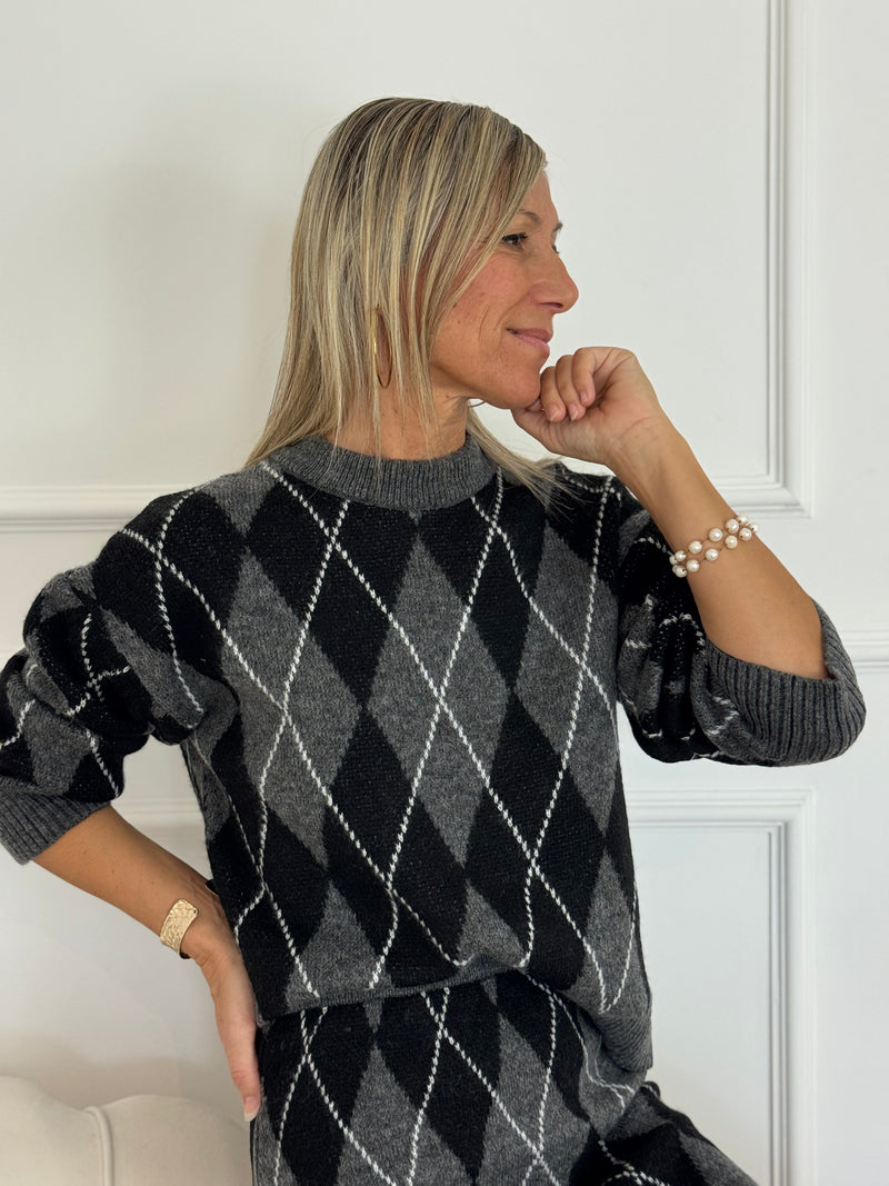 Maglione a rombi jdy