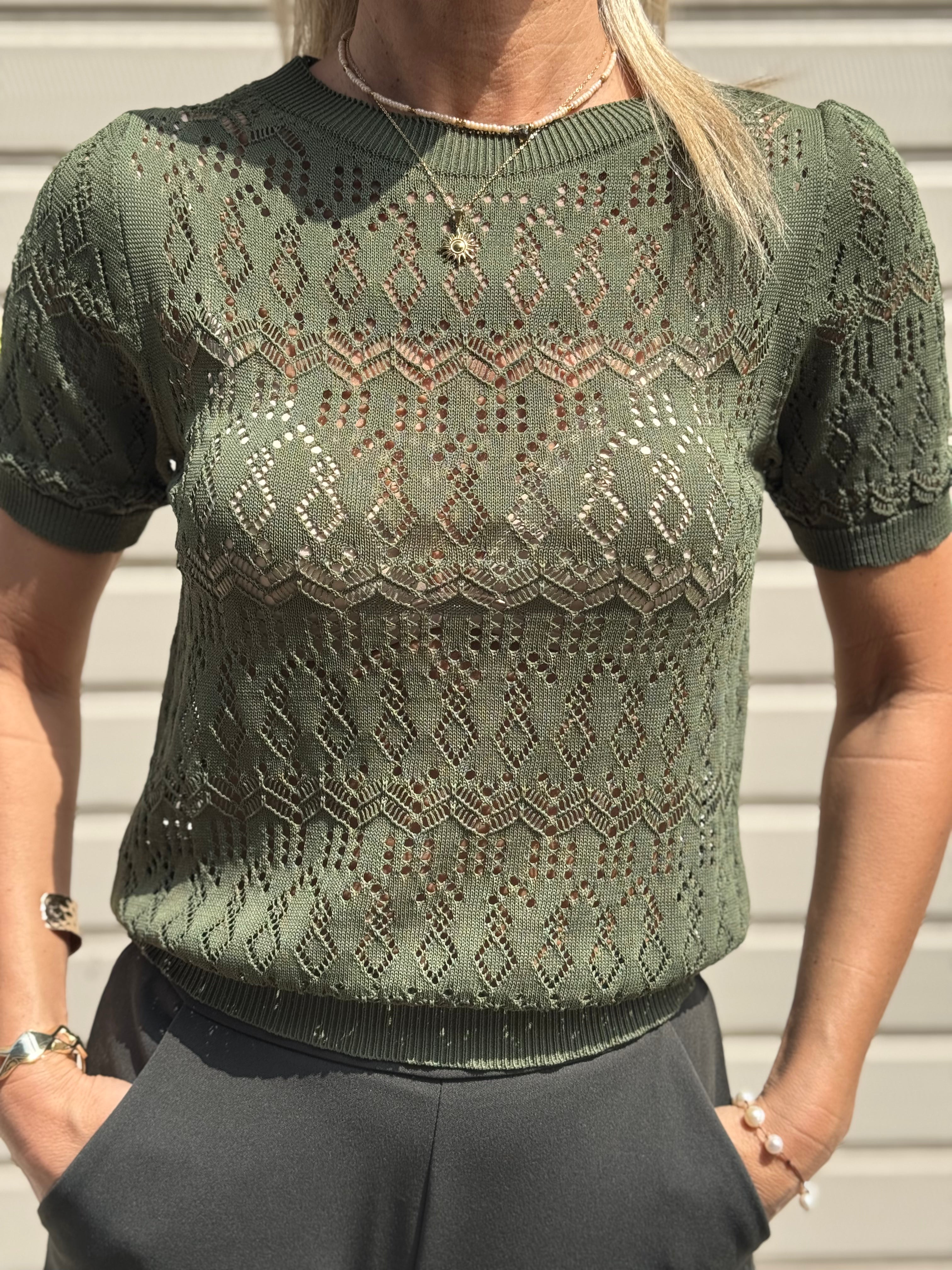 Maglia Traforata Fascetta