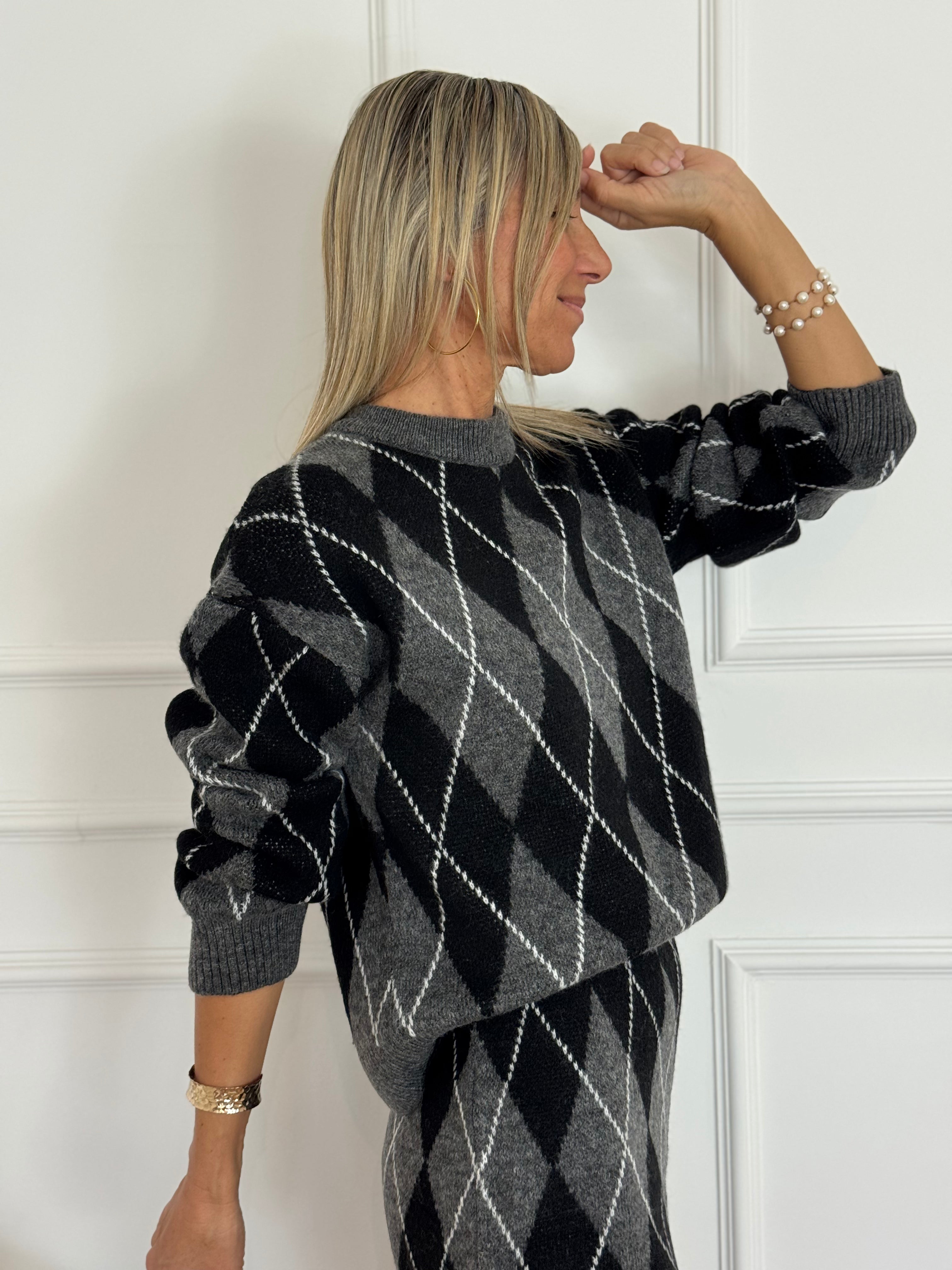 Maglione a rombi jdy