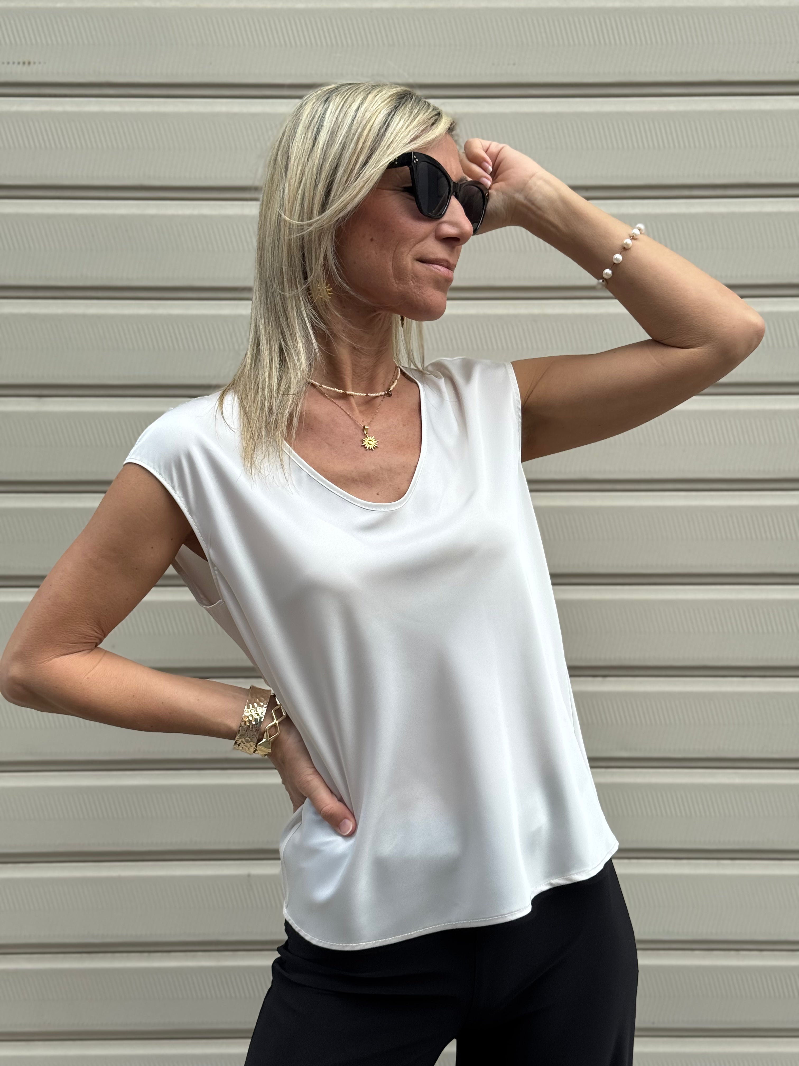 Blusa Raso V Imperial