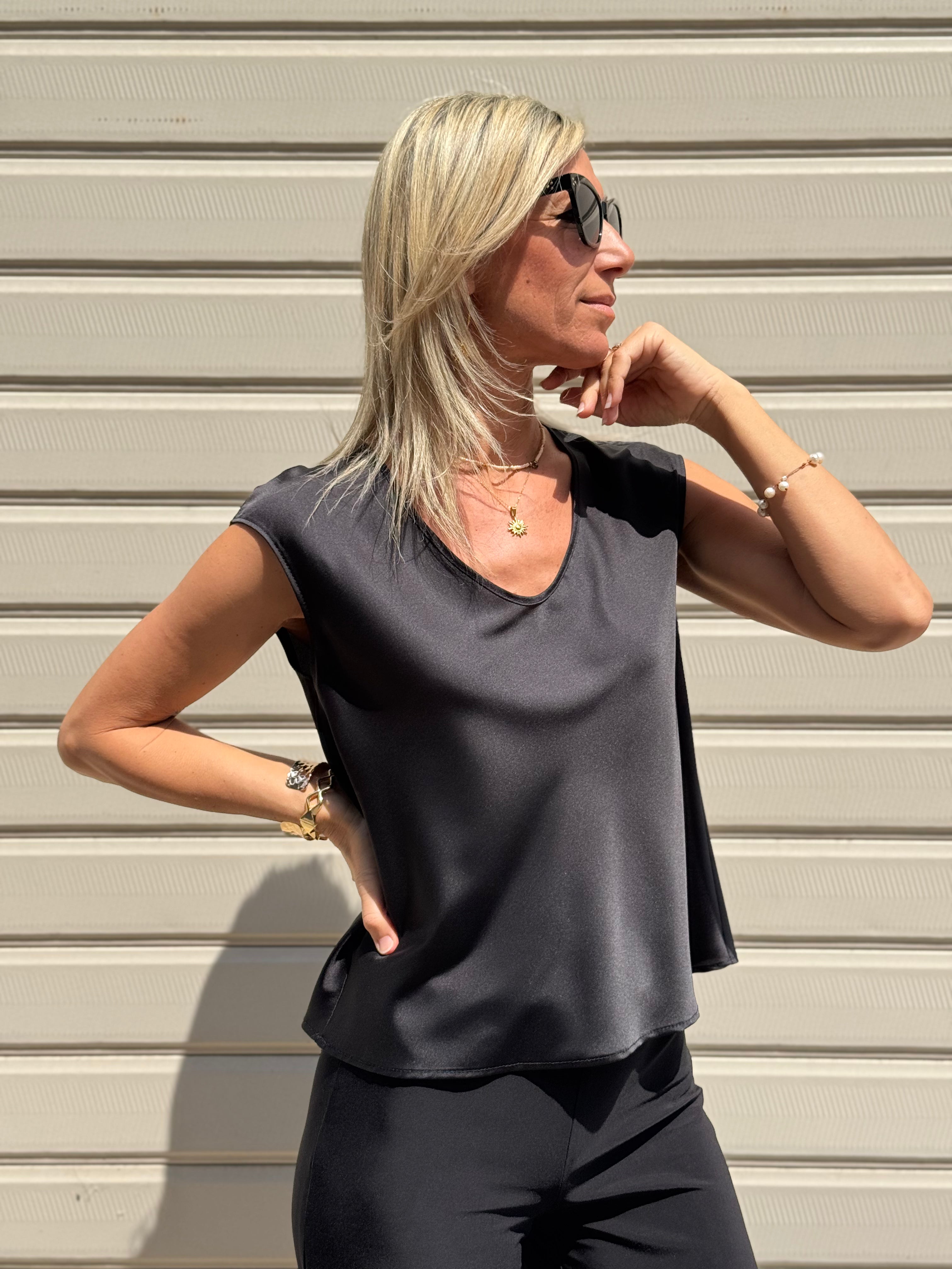 Blusa Raso V Imperial
