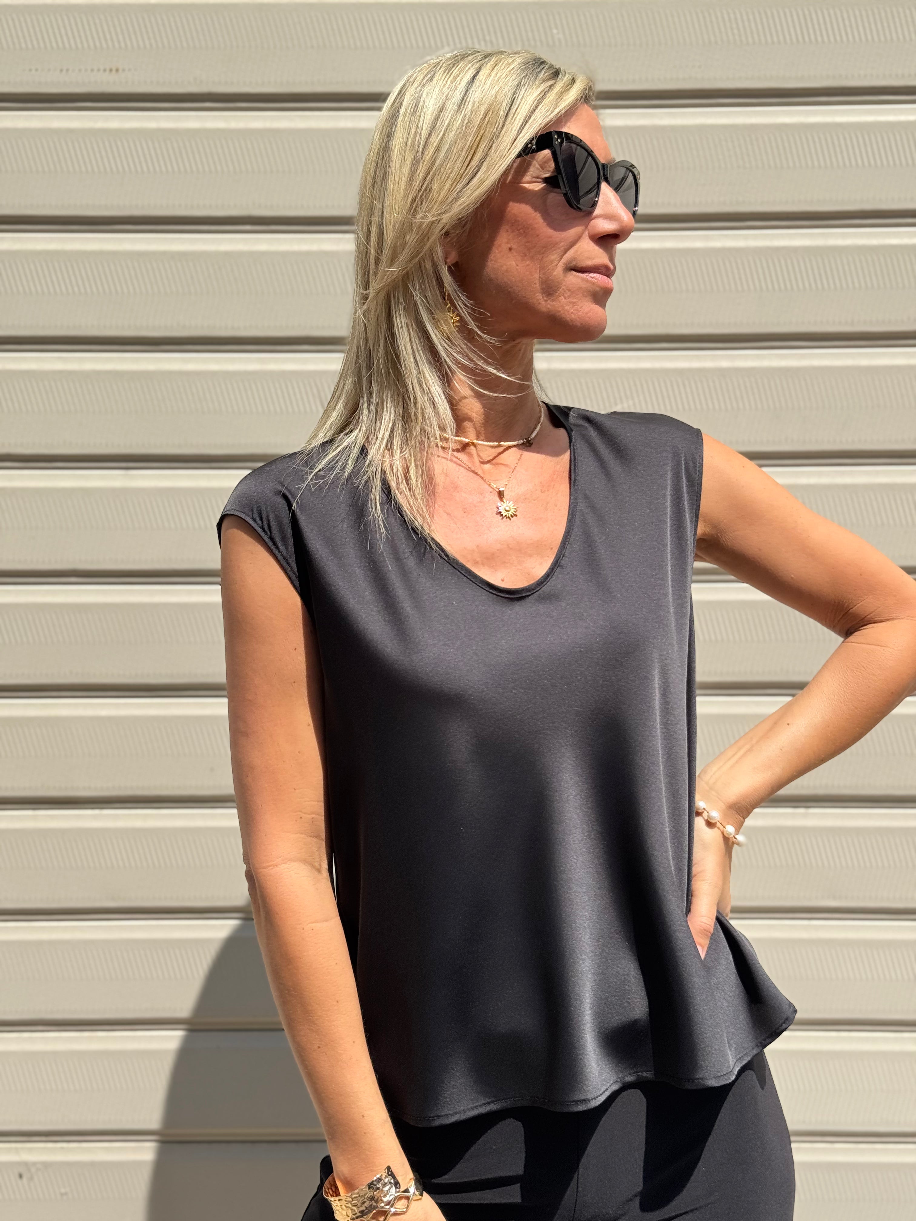 Blusa Raso V Imperial