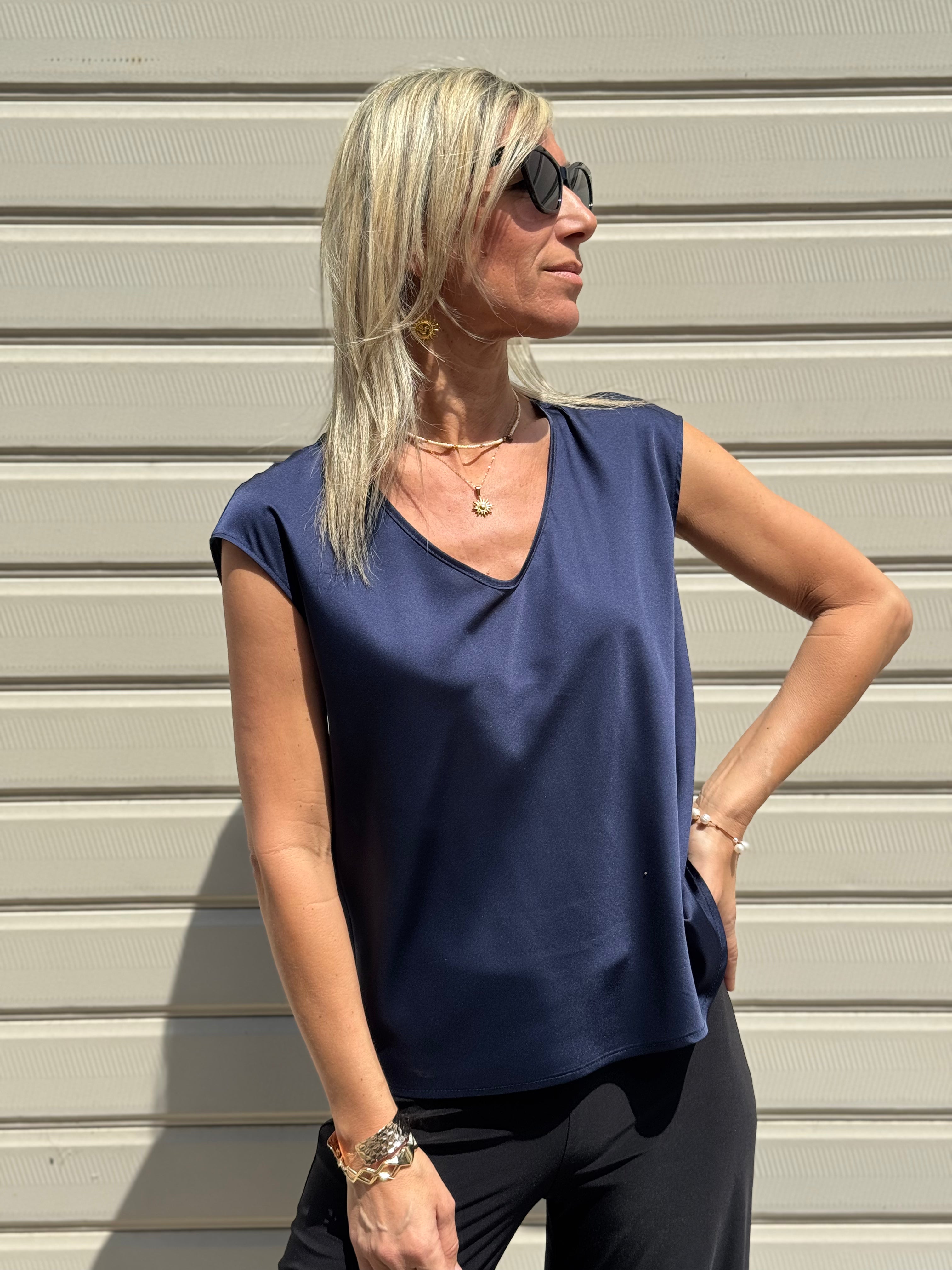 Blusa Raso V Imperial