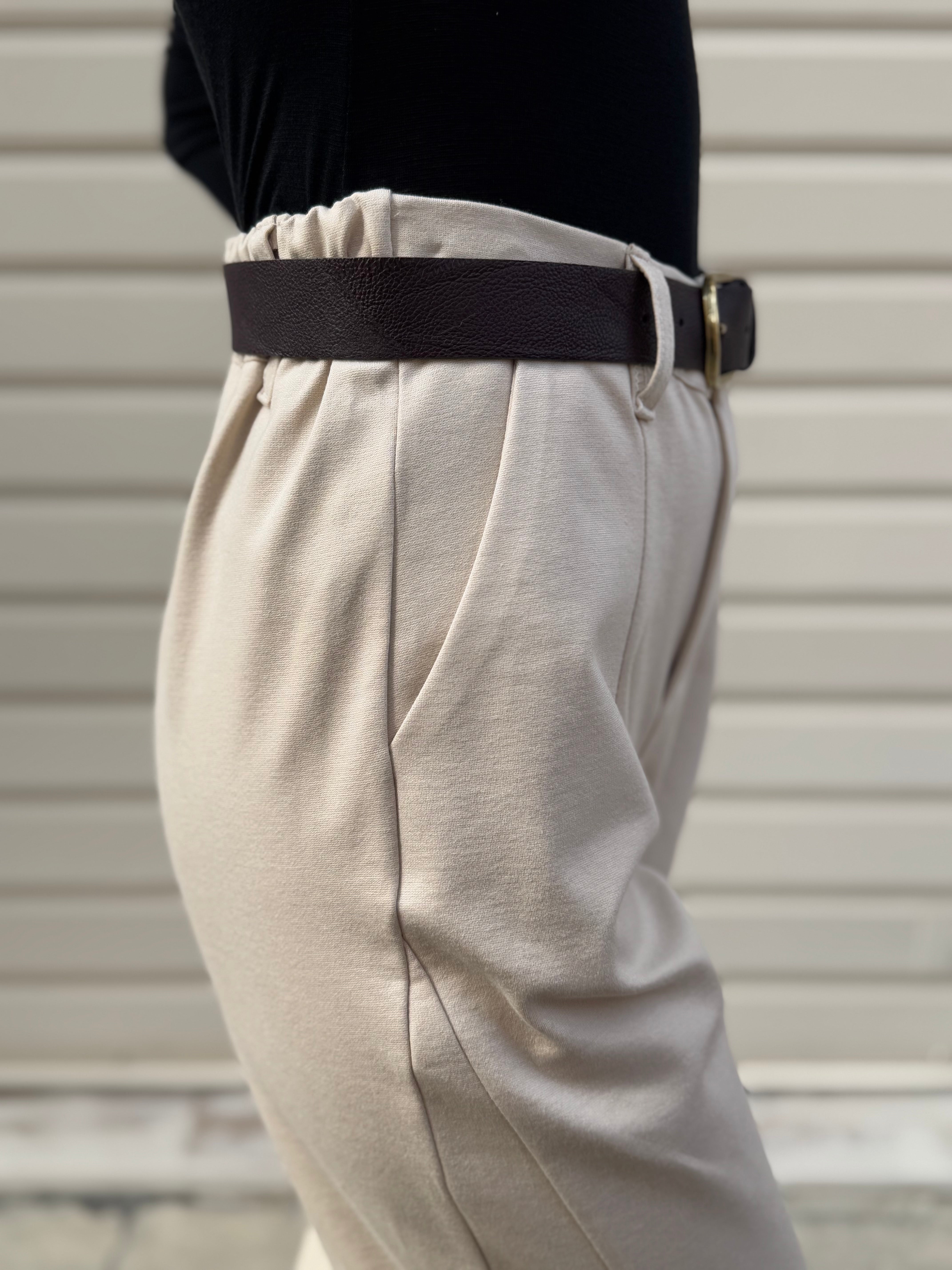 Pantalone baggy punto milano