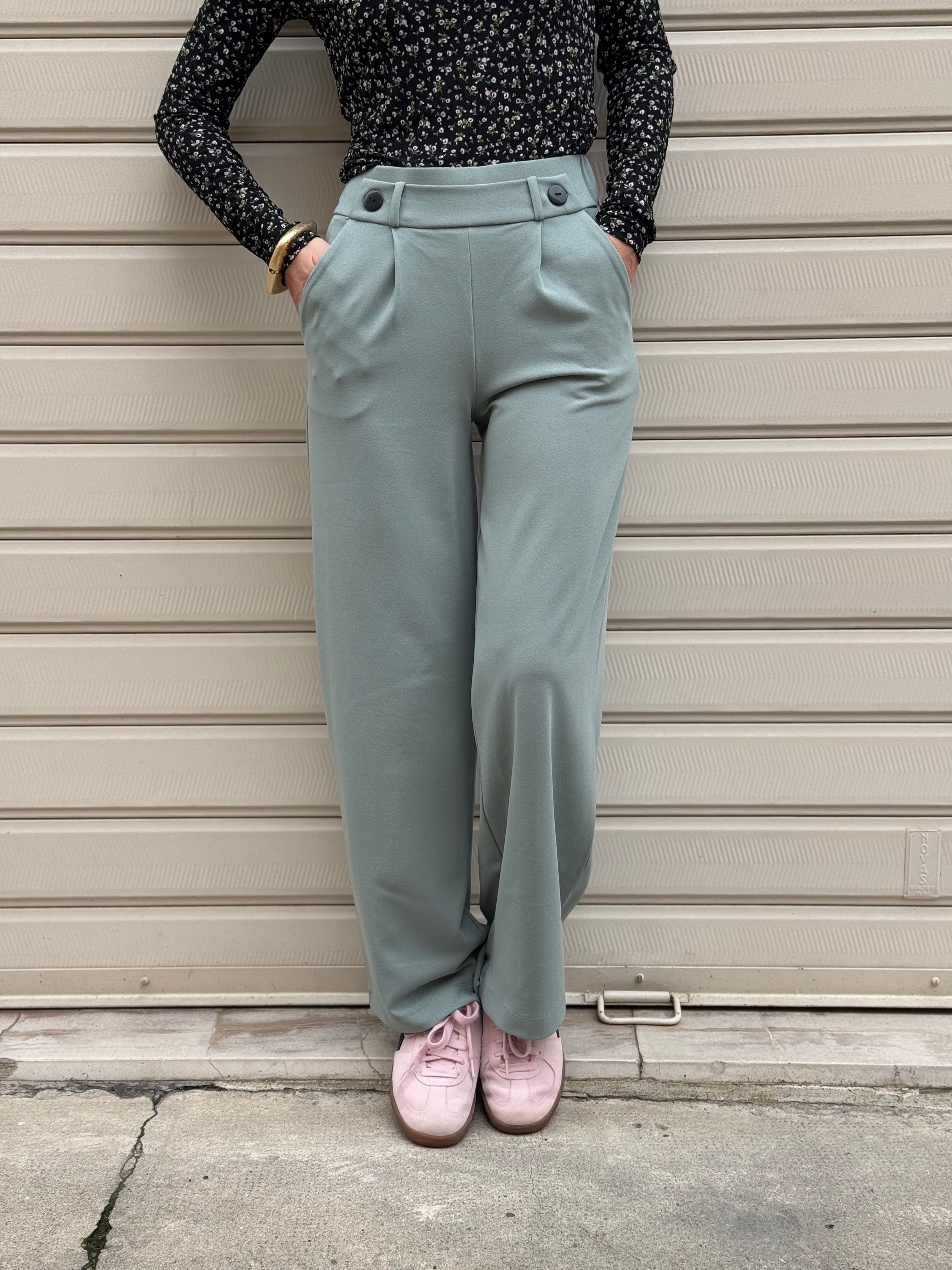 Pantalone fascetta bottoni jdy