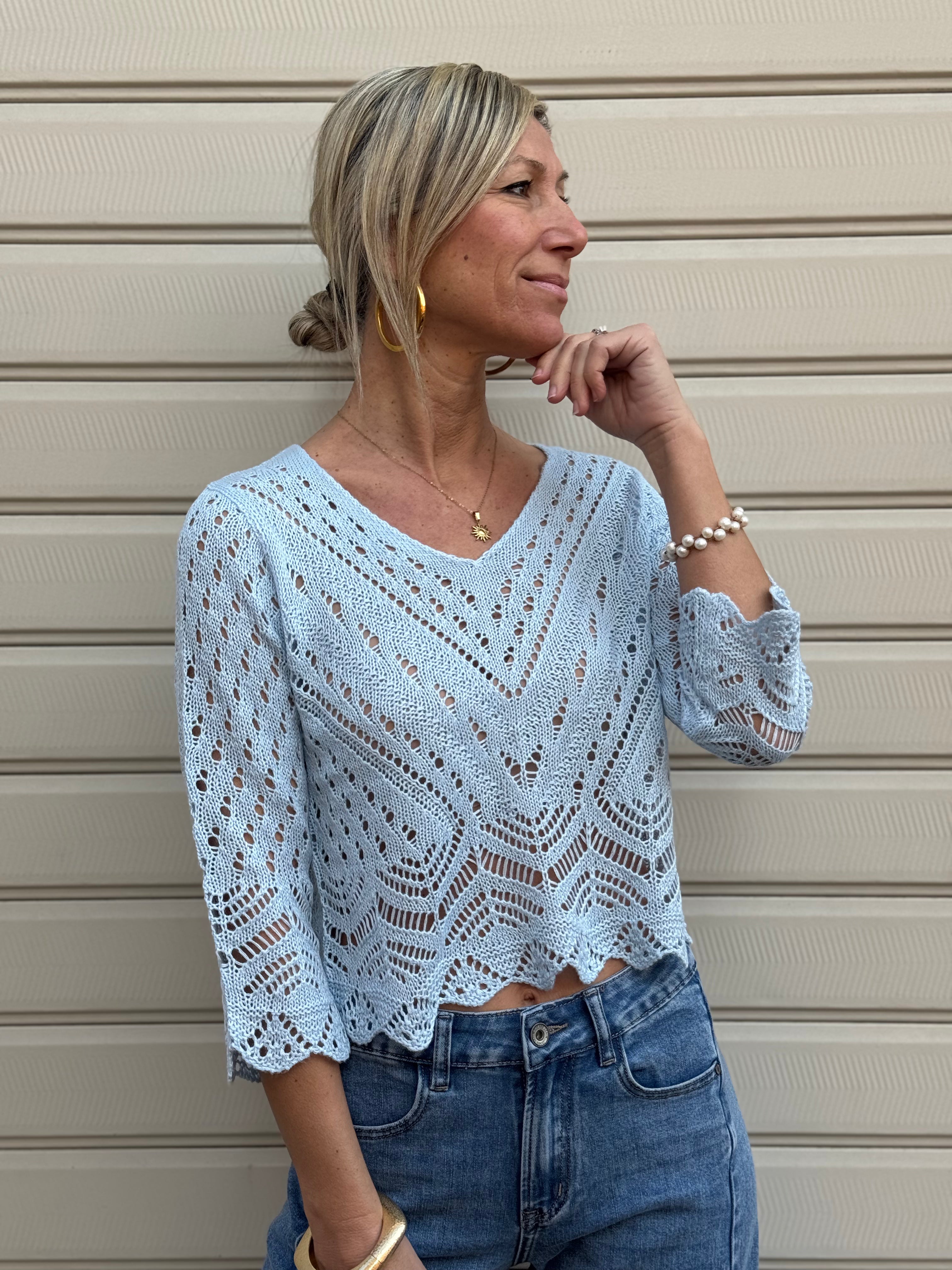 Maglia v traforata jdy