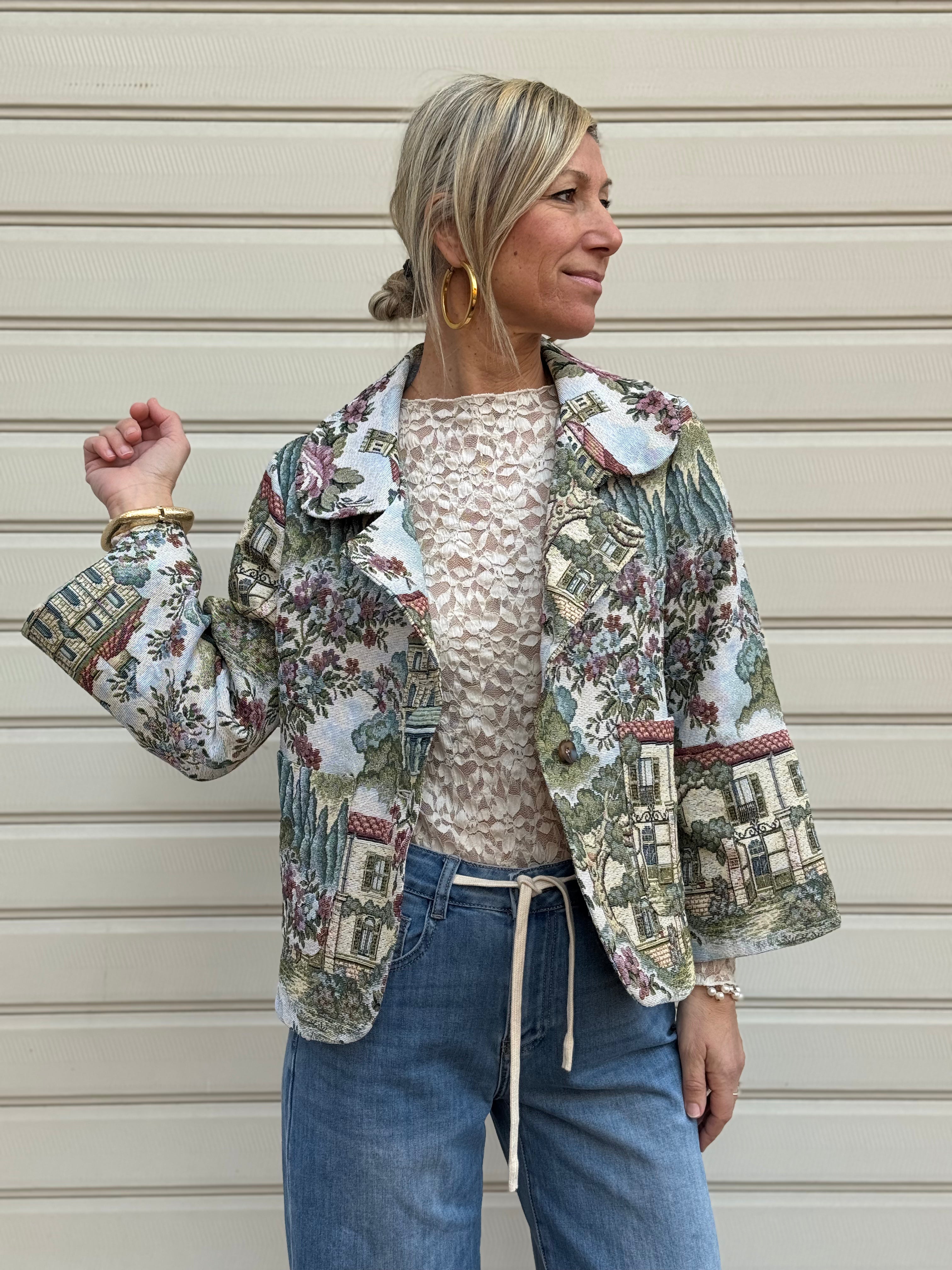 Giacca damascata adora