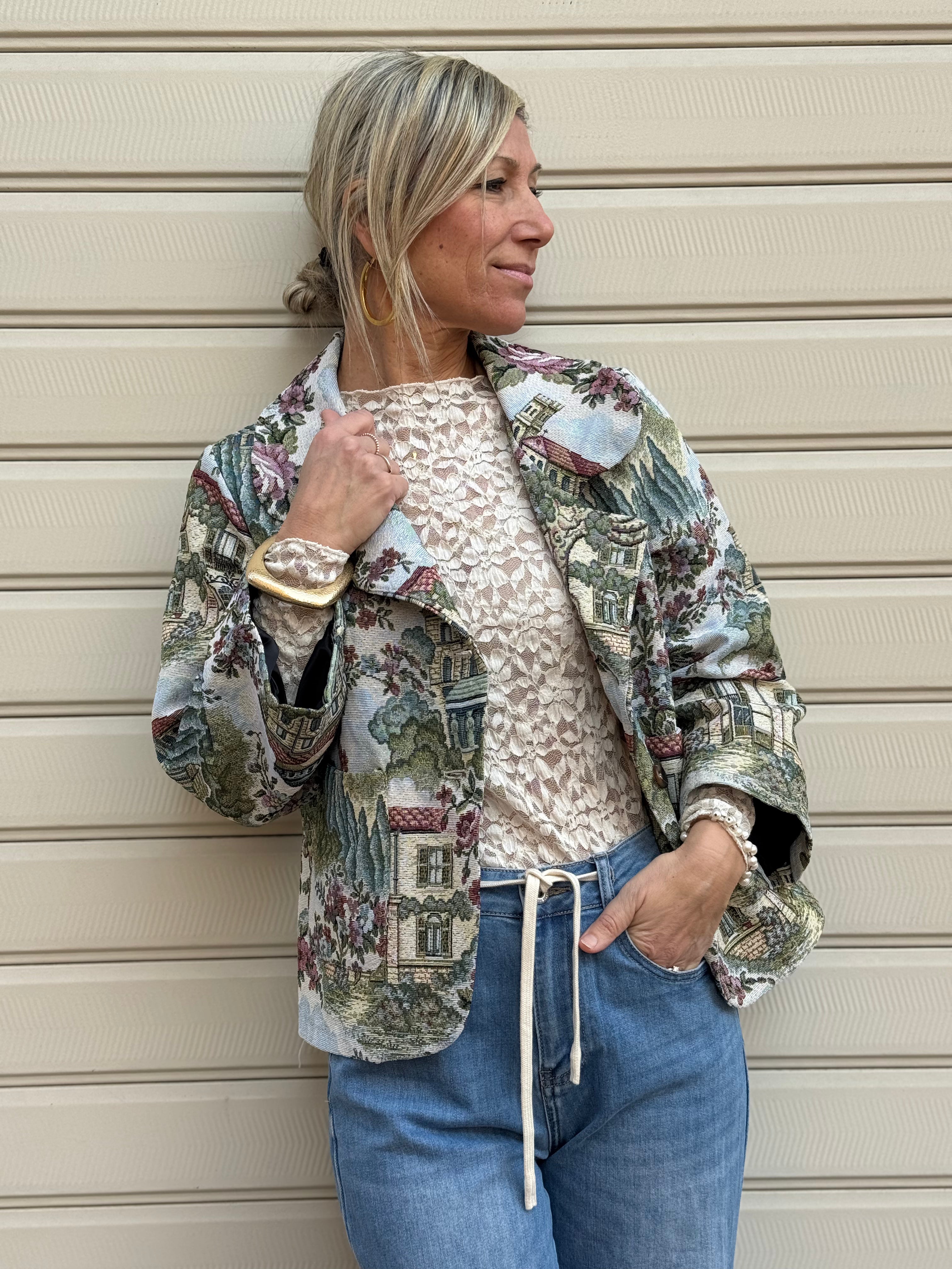 Giacca damascata adora