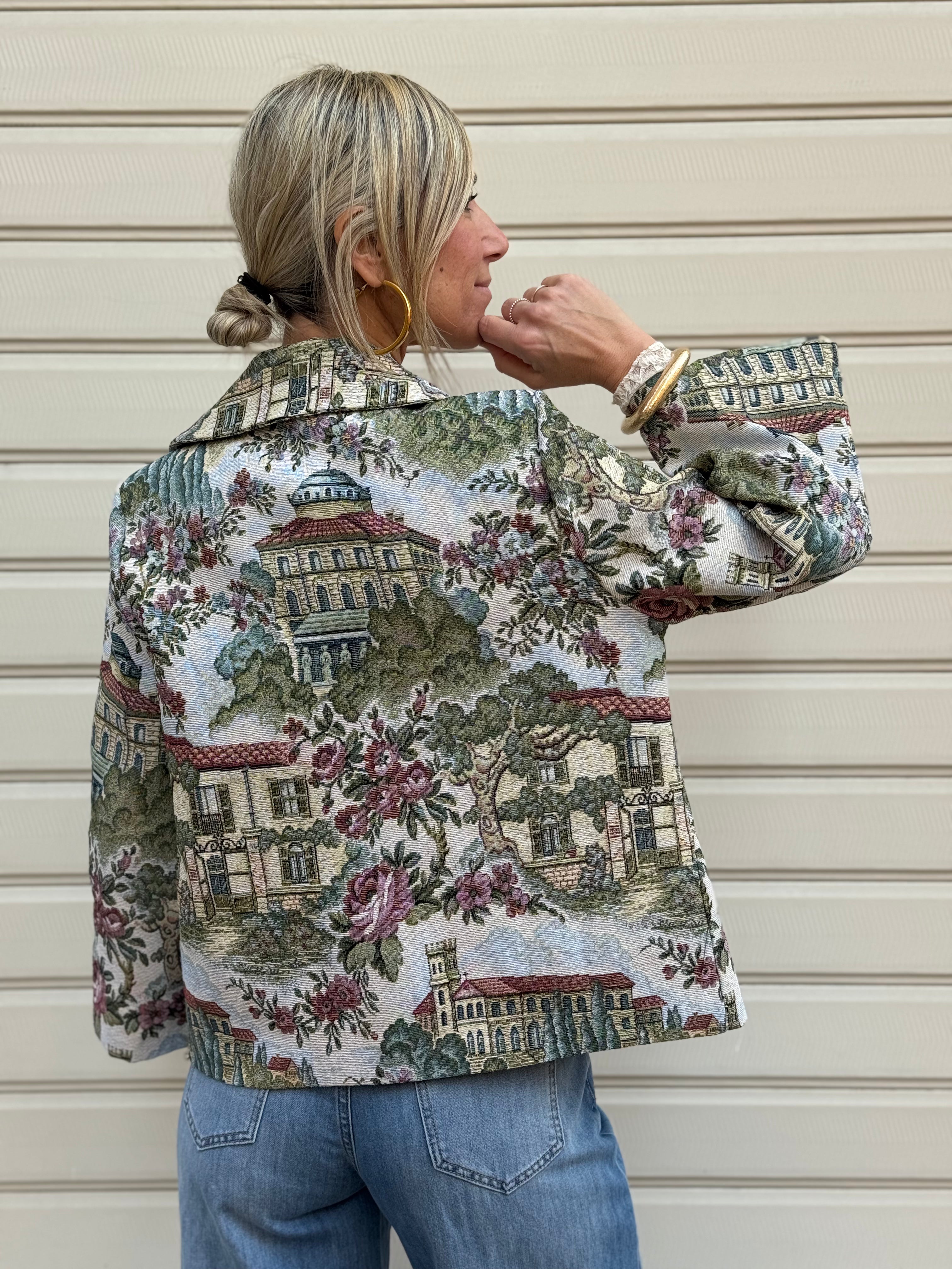 Giacca damascata adora