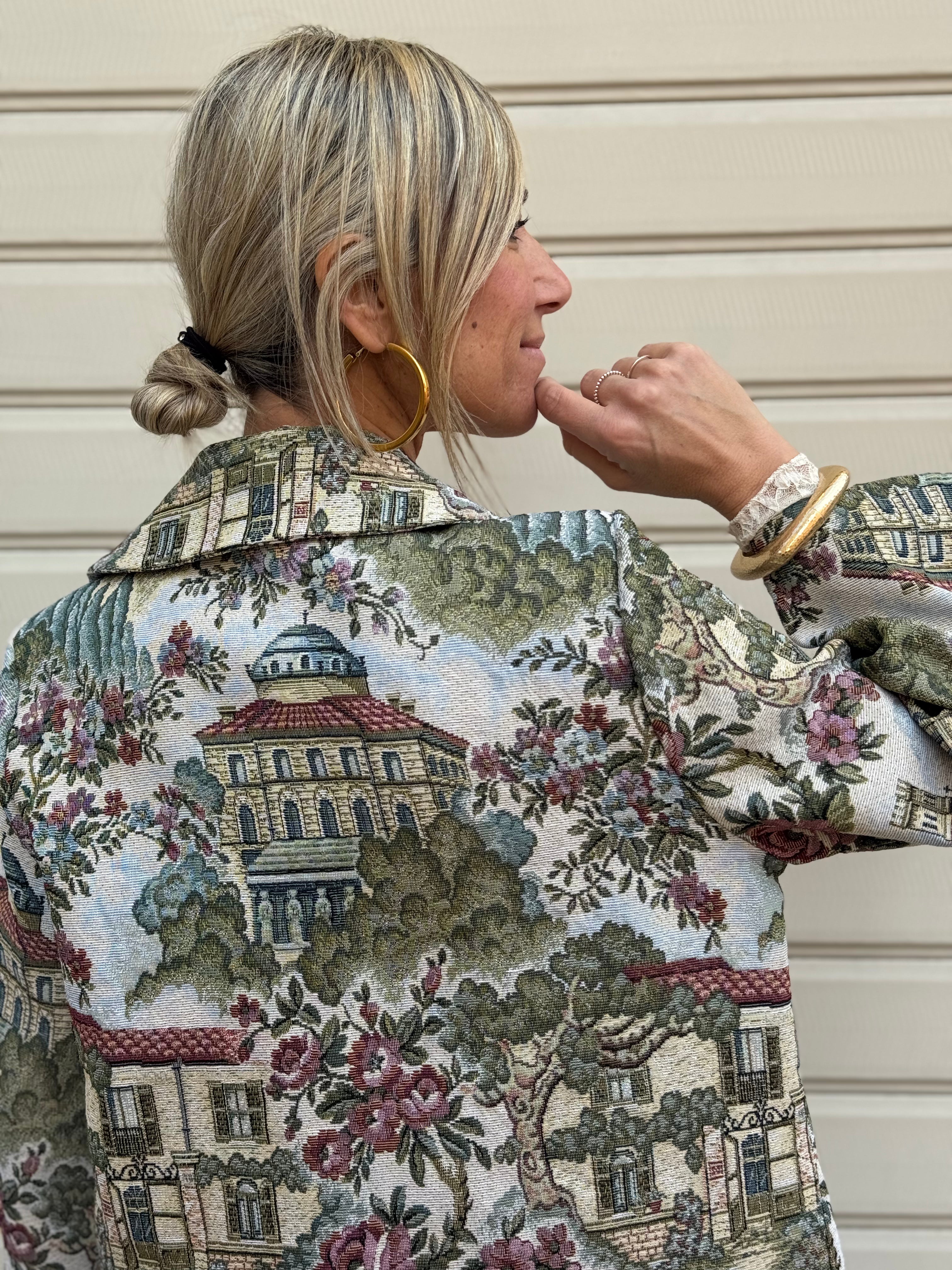 Giacca damascata adora