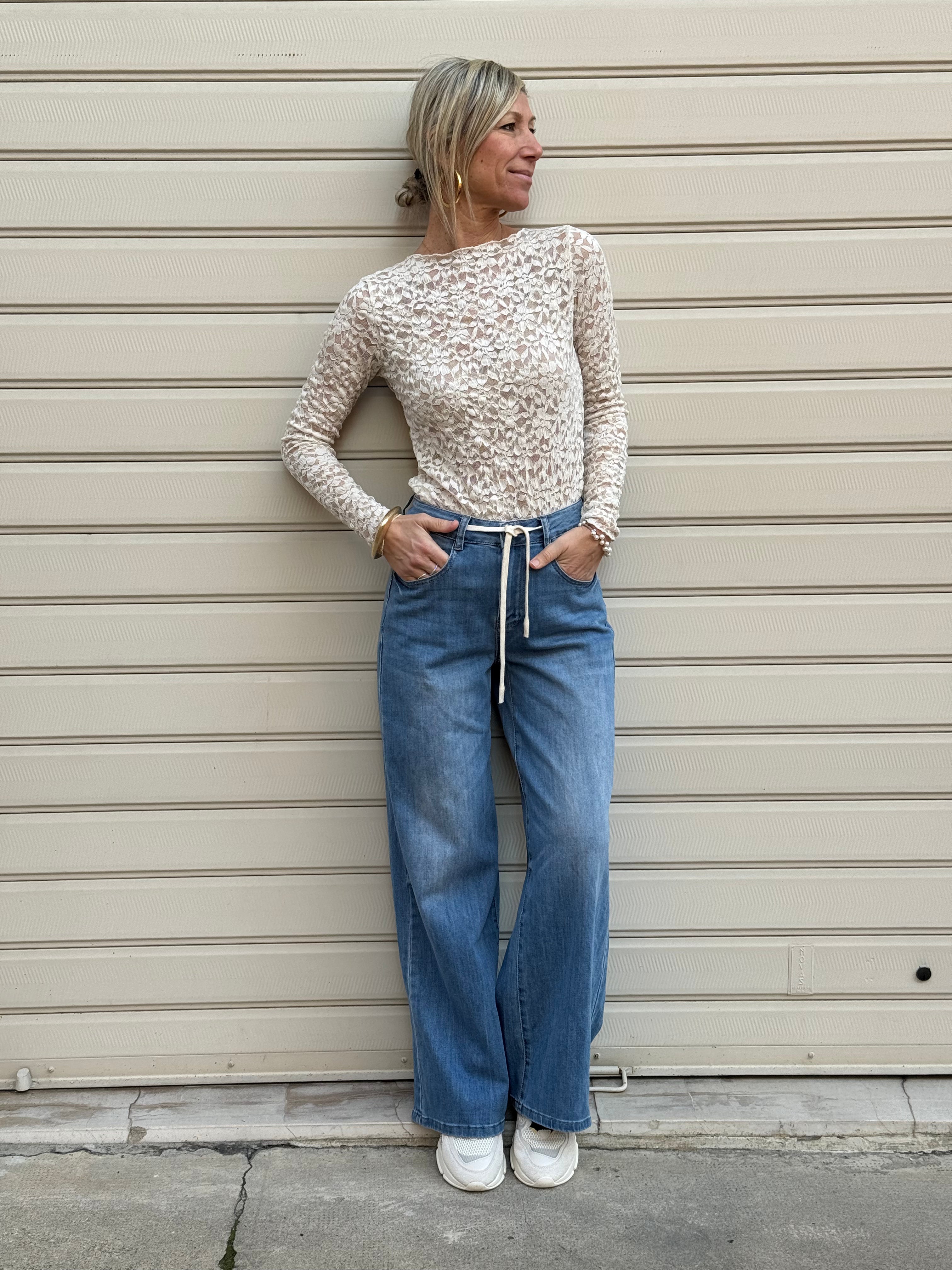 Jeans coulisse adora