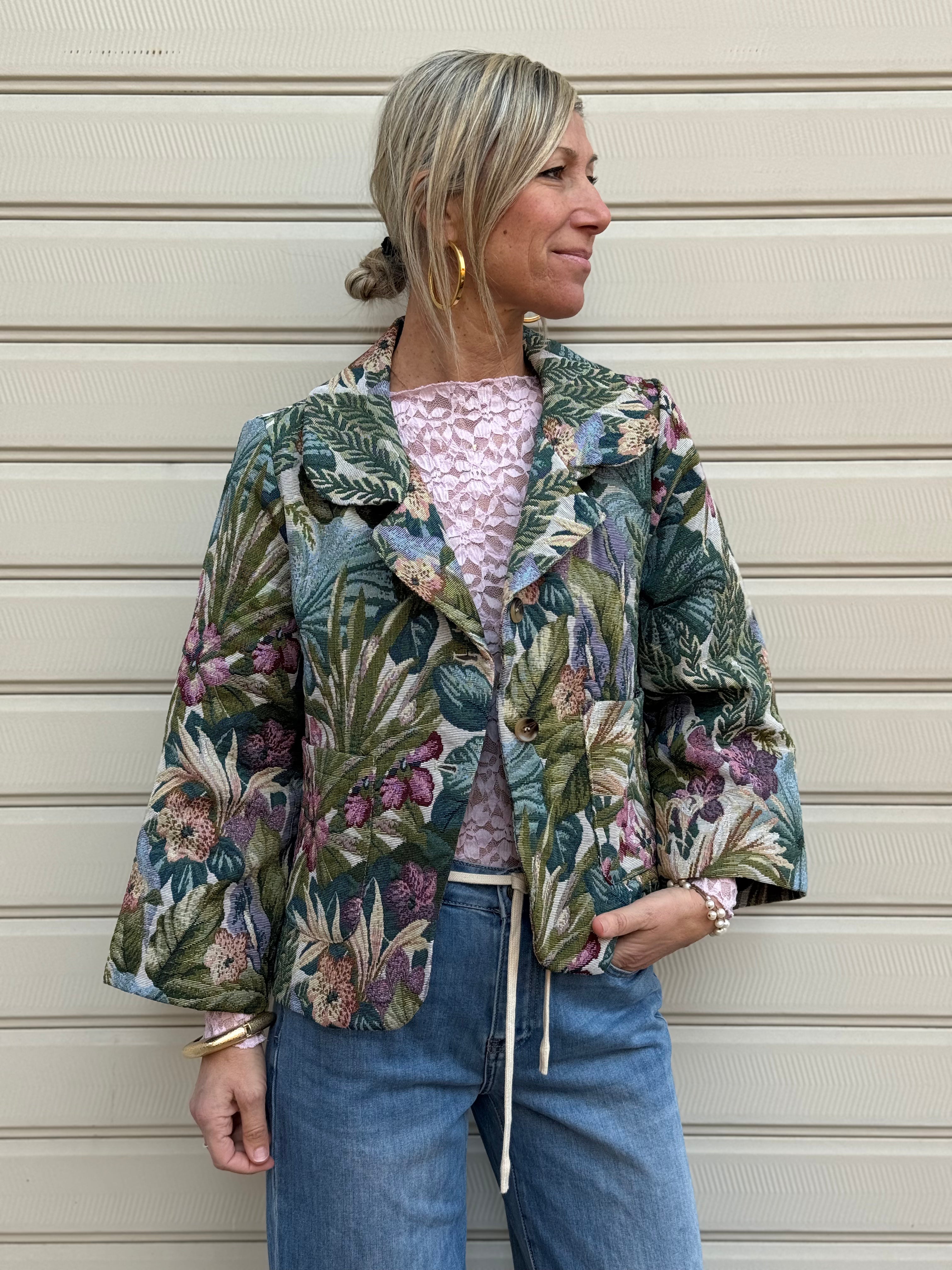 Giacca damascata adora