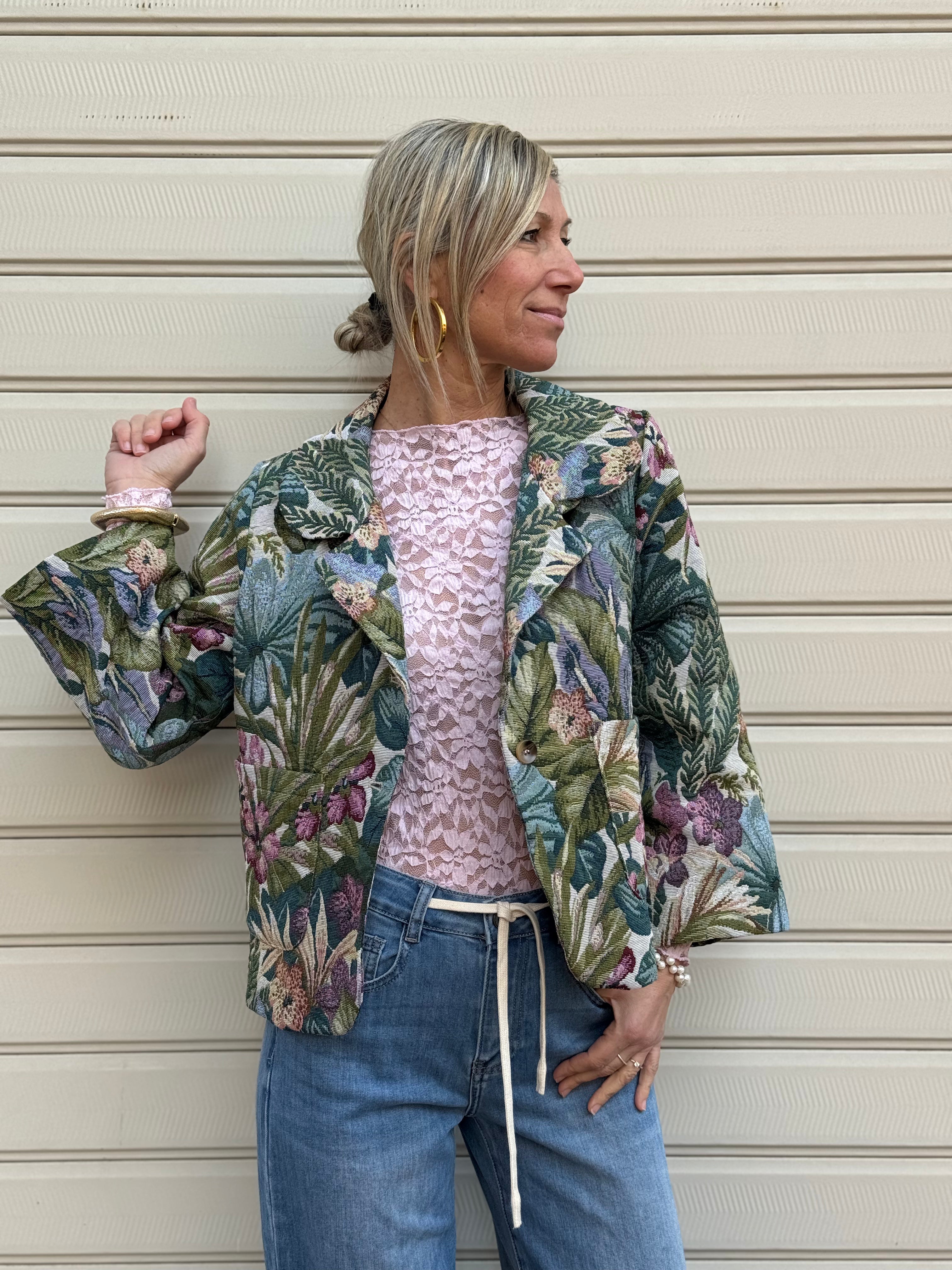 Giacca damascata adora