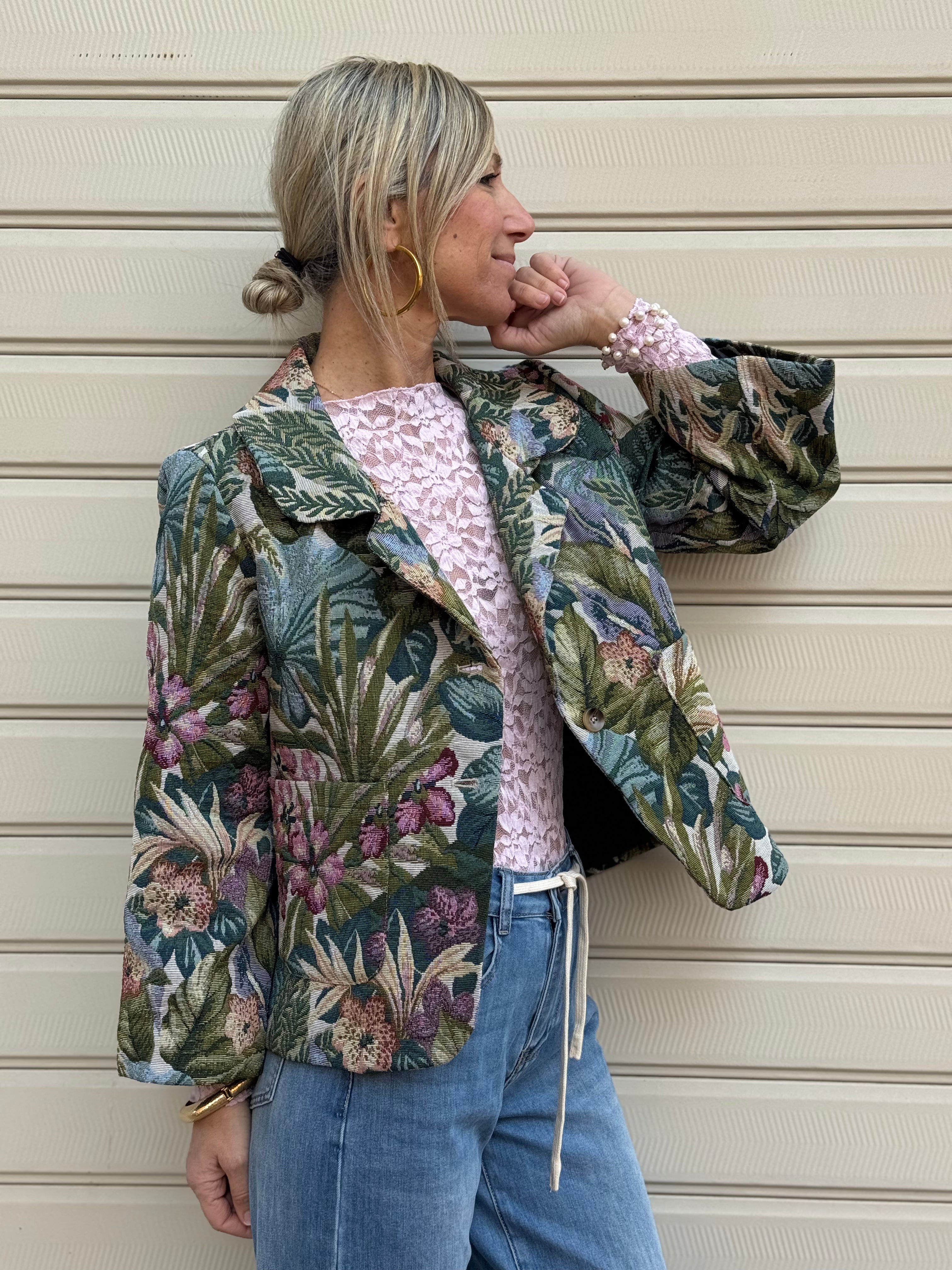 Giacca damascata adora