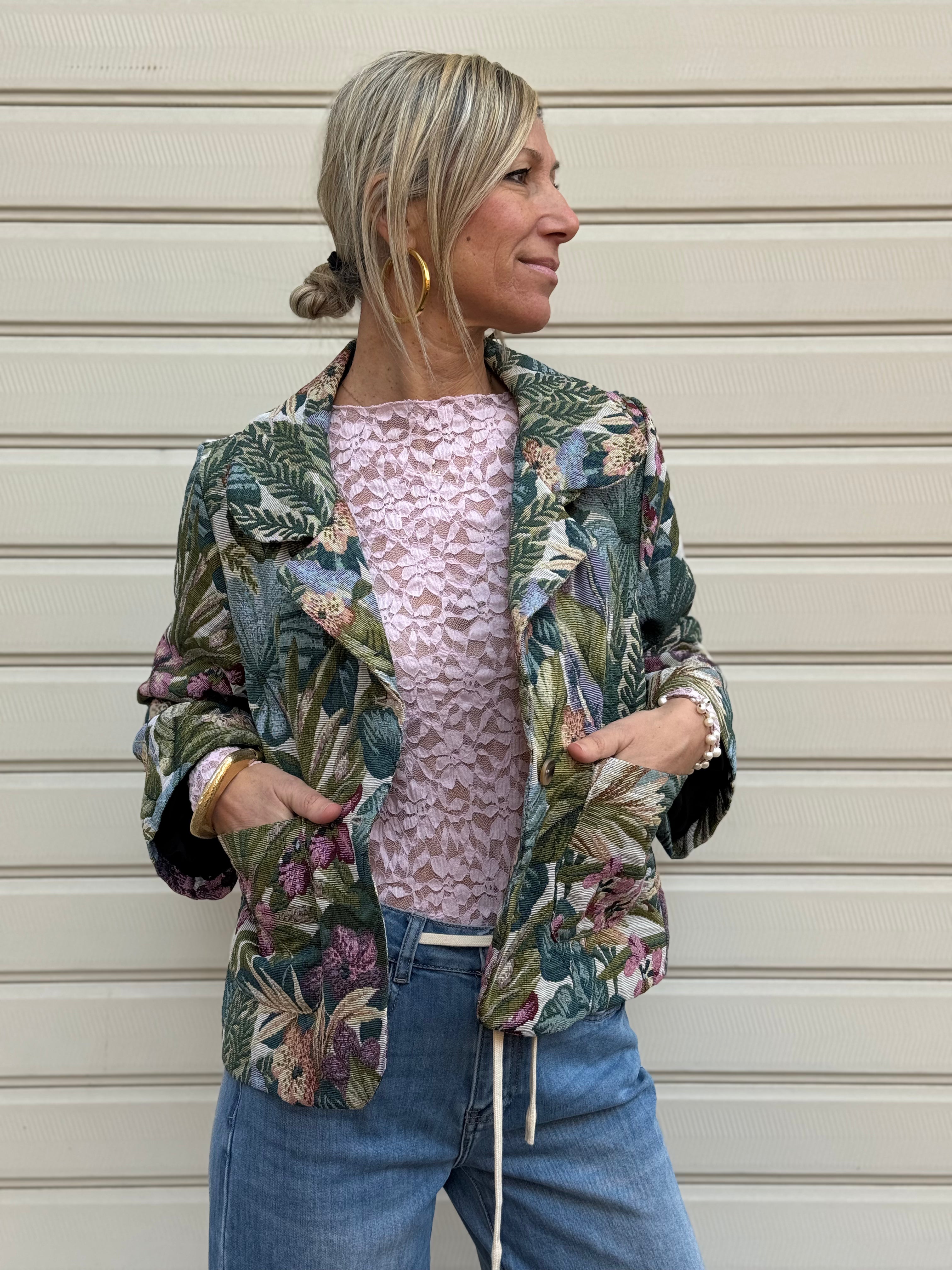 Giacca damascata adora