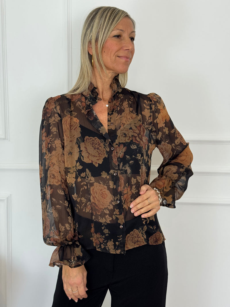 Camicia volant fantasia artigli