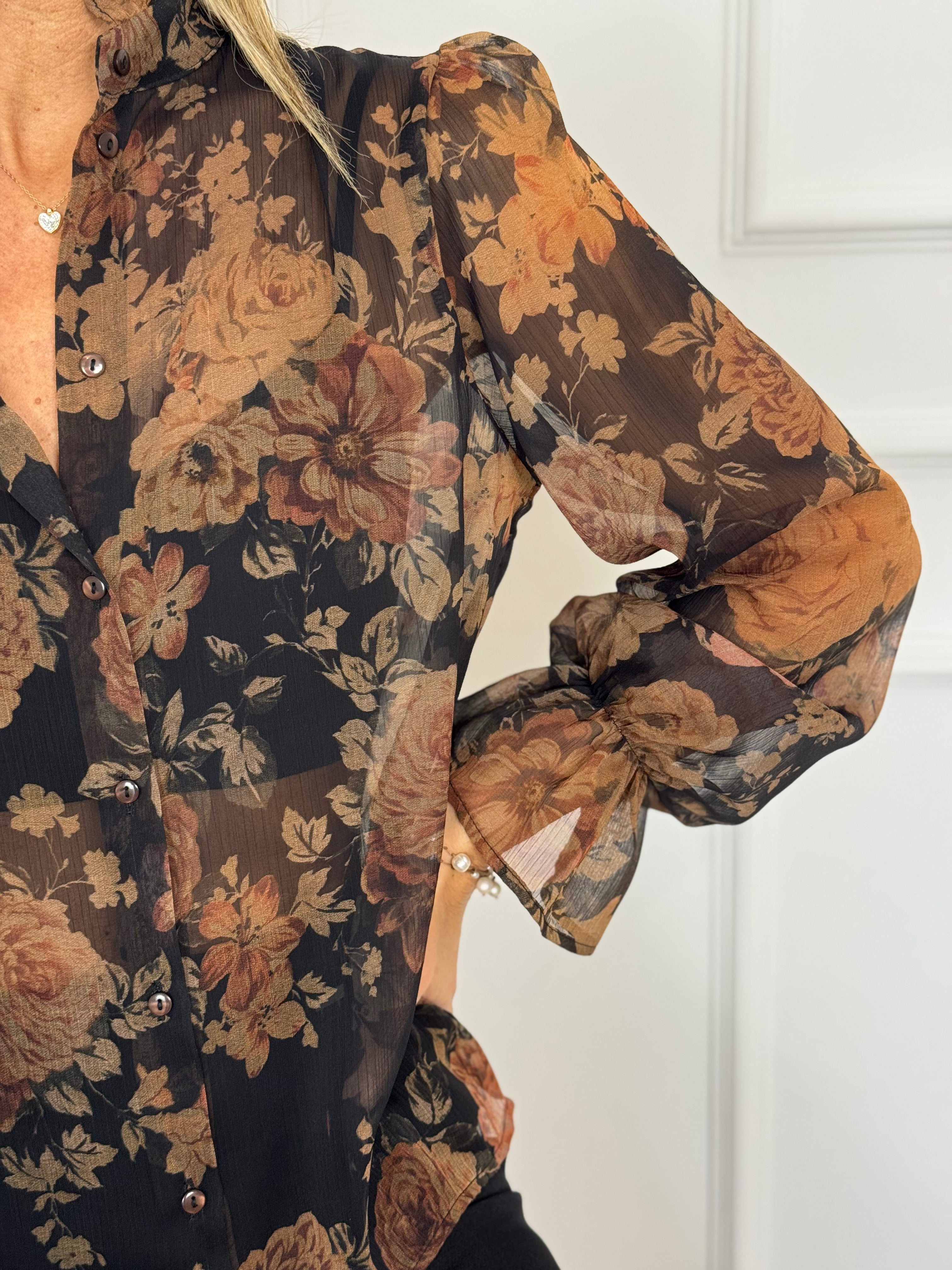 Camicia volant fantasia artigli