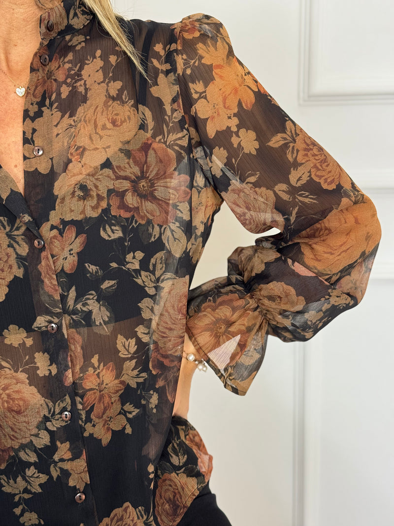 Camicia volant fantasia artigli