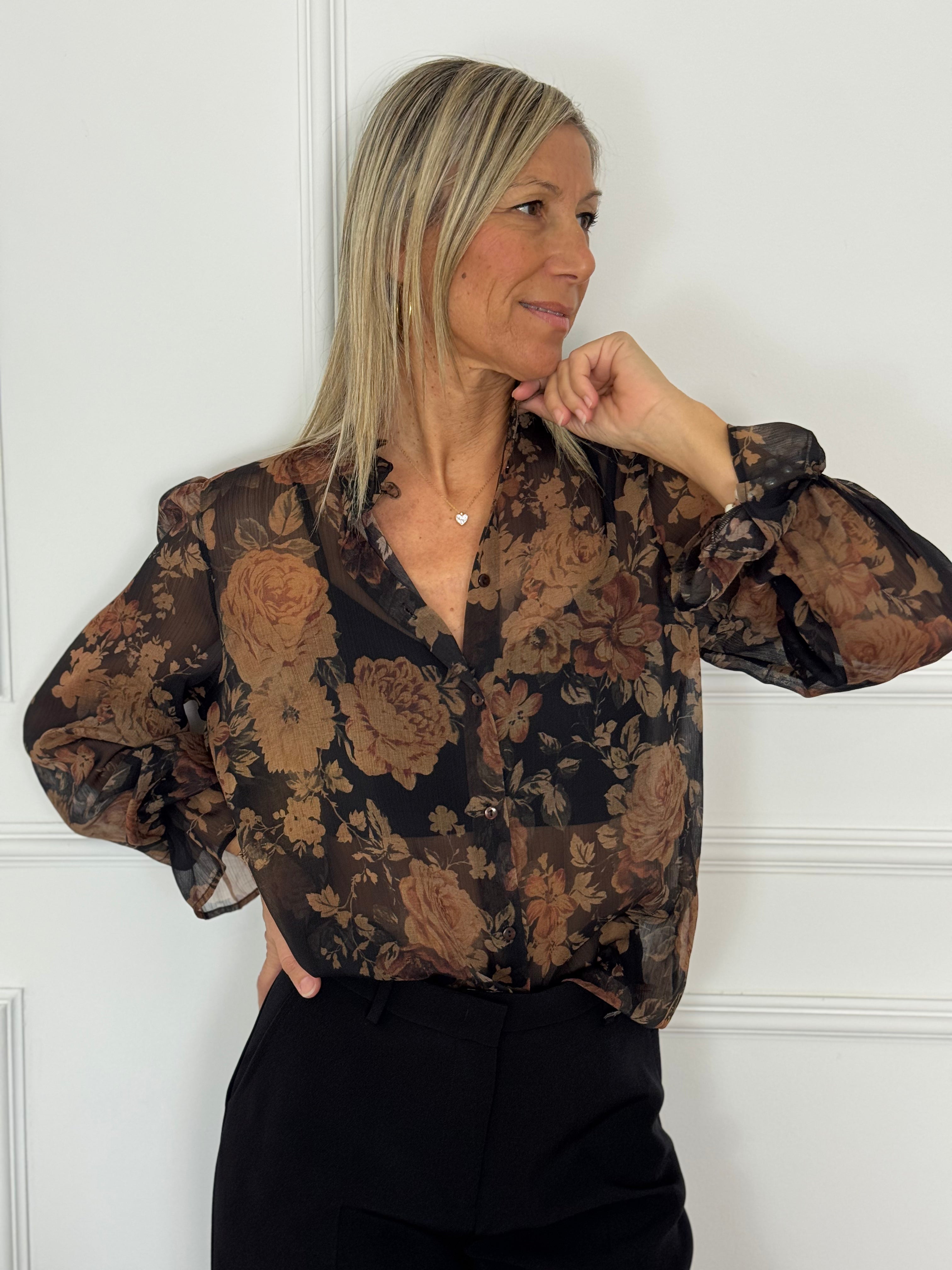 Camicia volant fantasia artigli