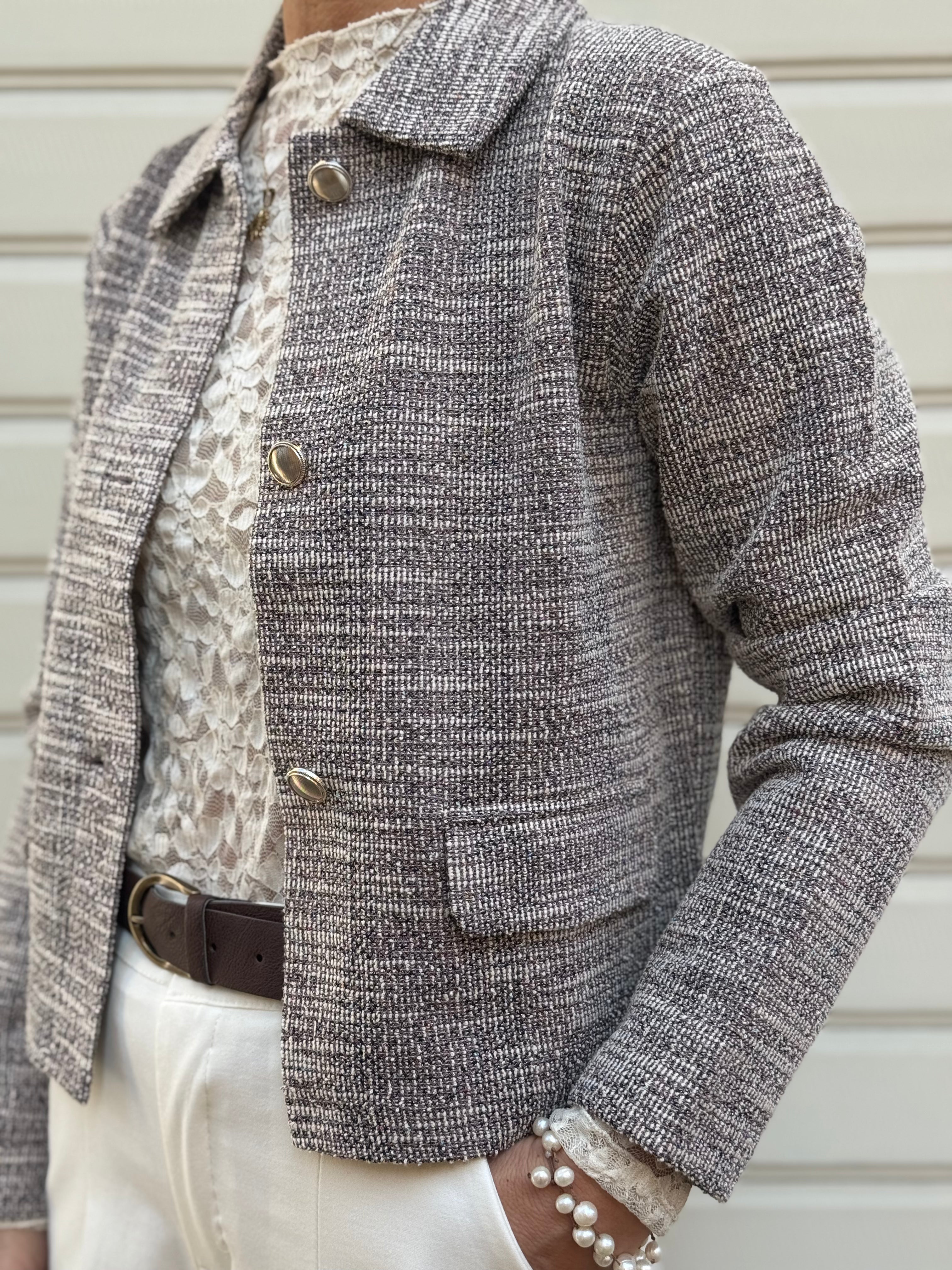 Giacca bottoni metallo jdy