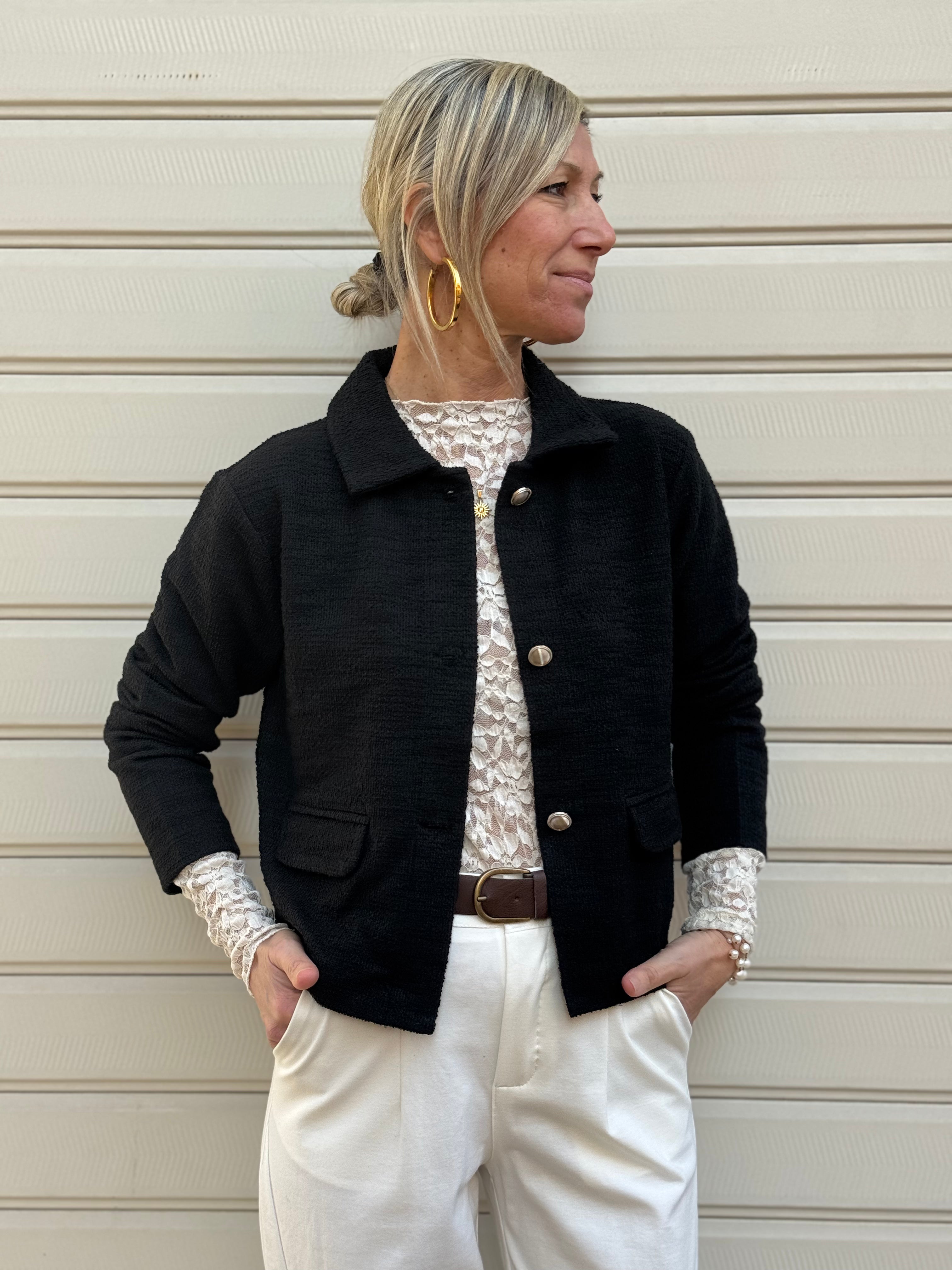 Giacca bottoni metallo jdy