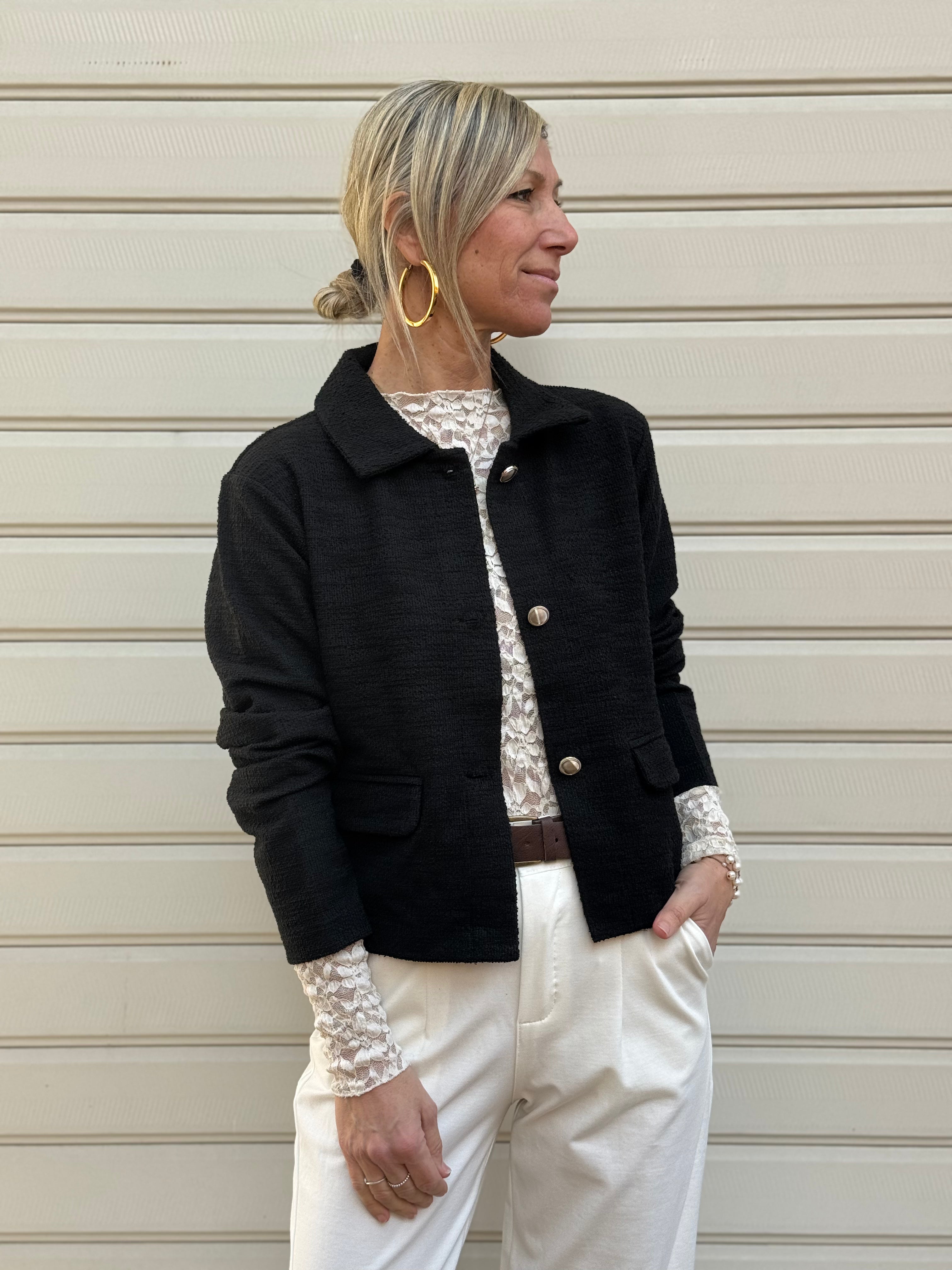 Giacca bottoni metallo jdy