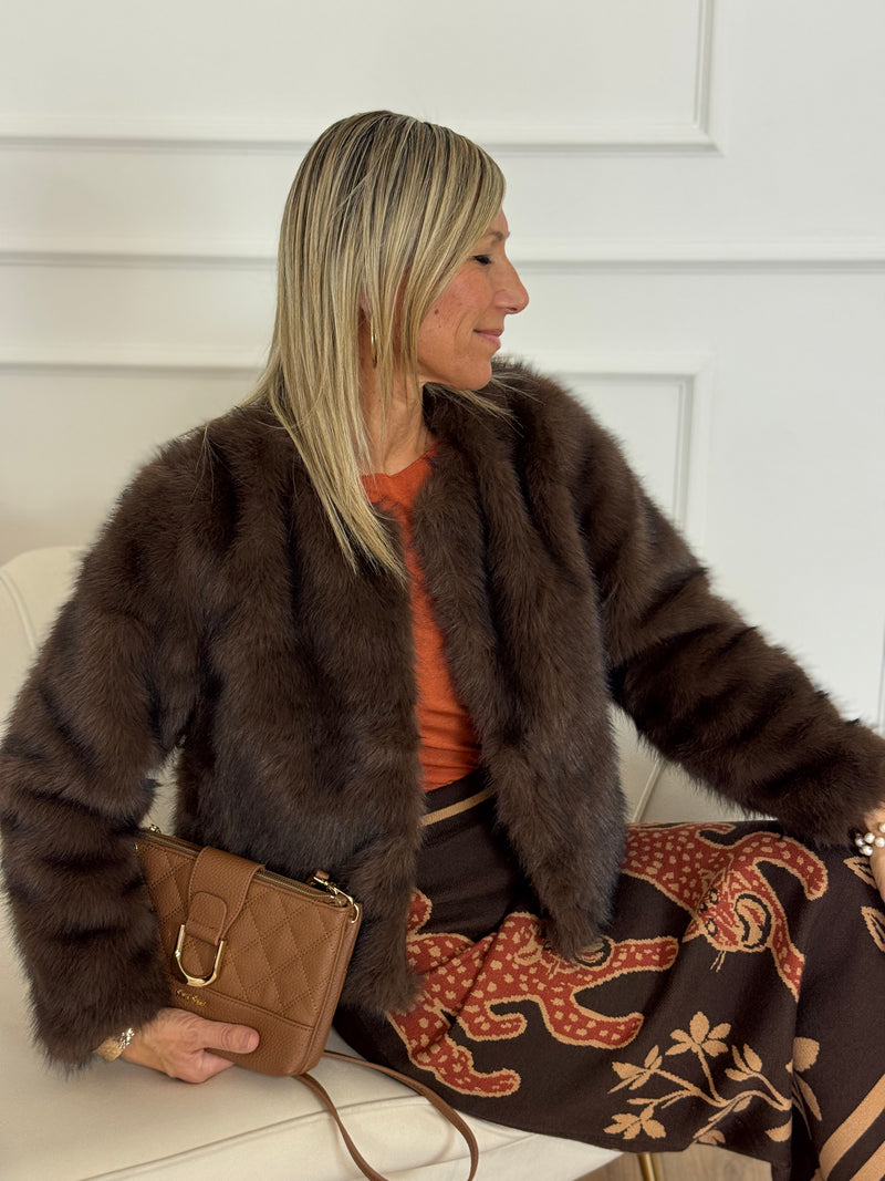 Ecopelliccia corta faux jdy