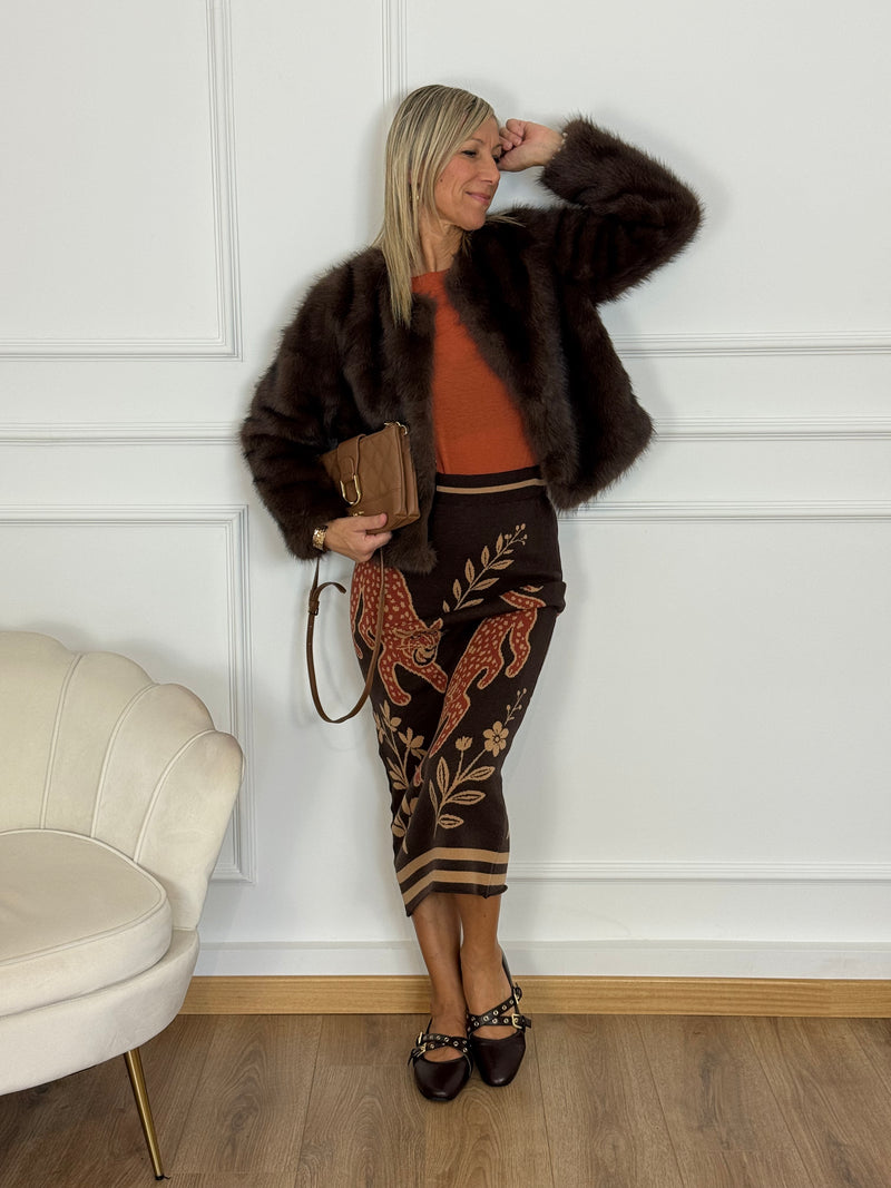 Ecopelliccia corta faux jdy