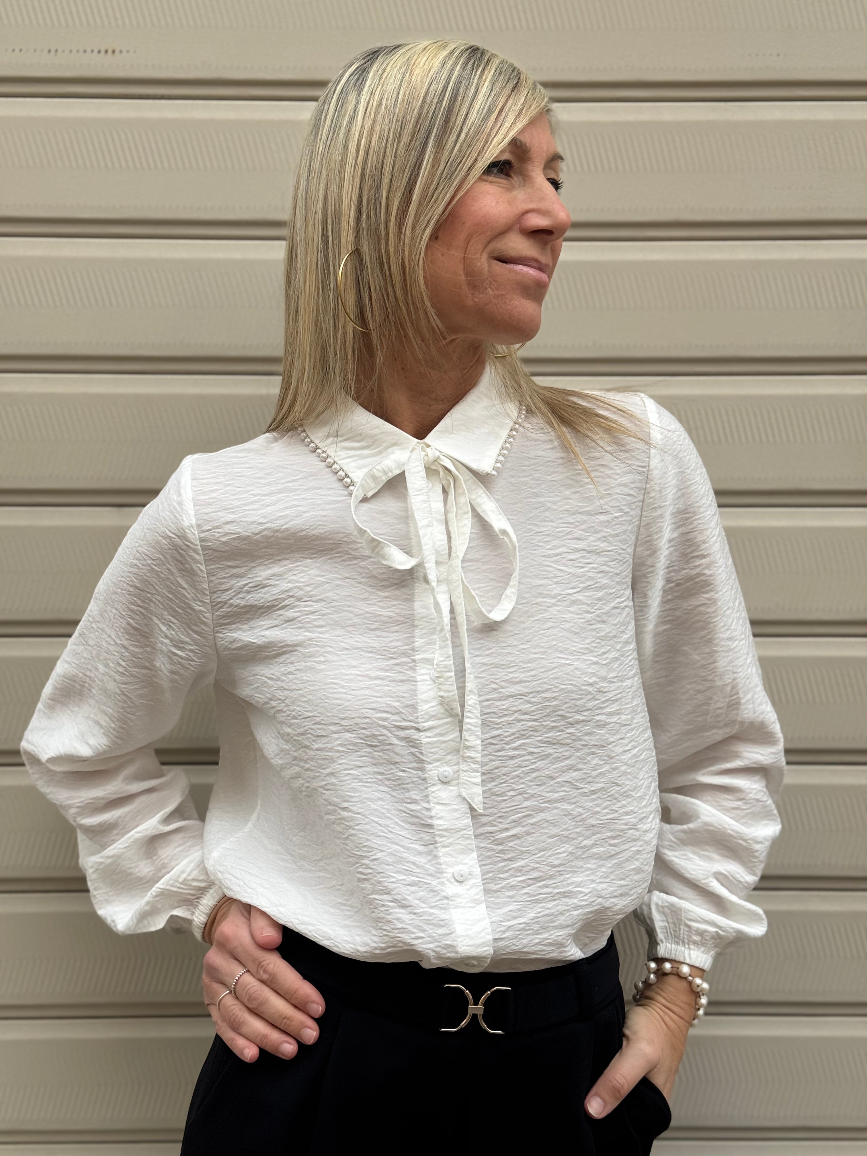 Camicia colletto perle Jdy