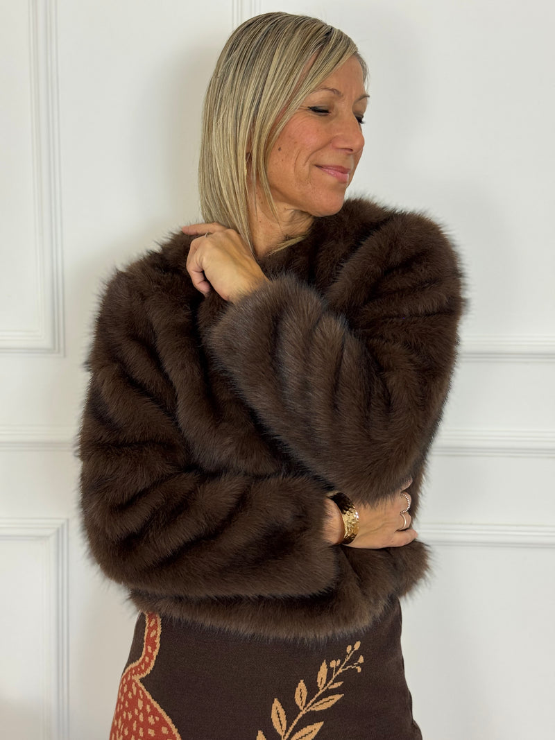 Ecopelliccia corta faux jdy