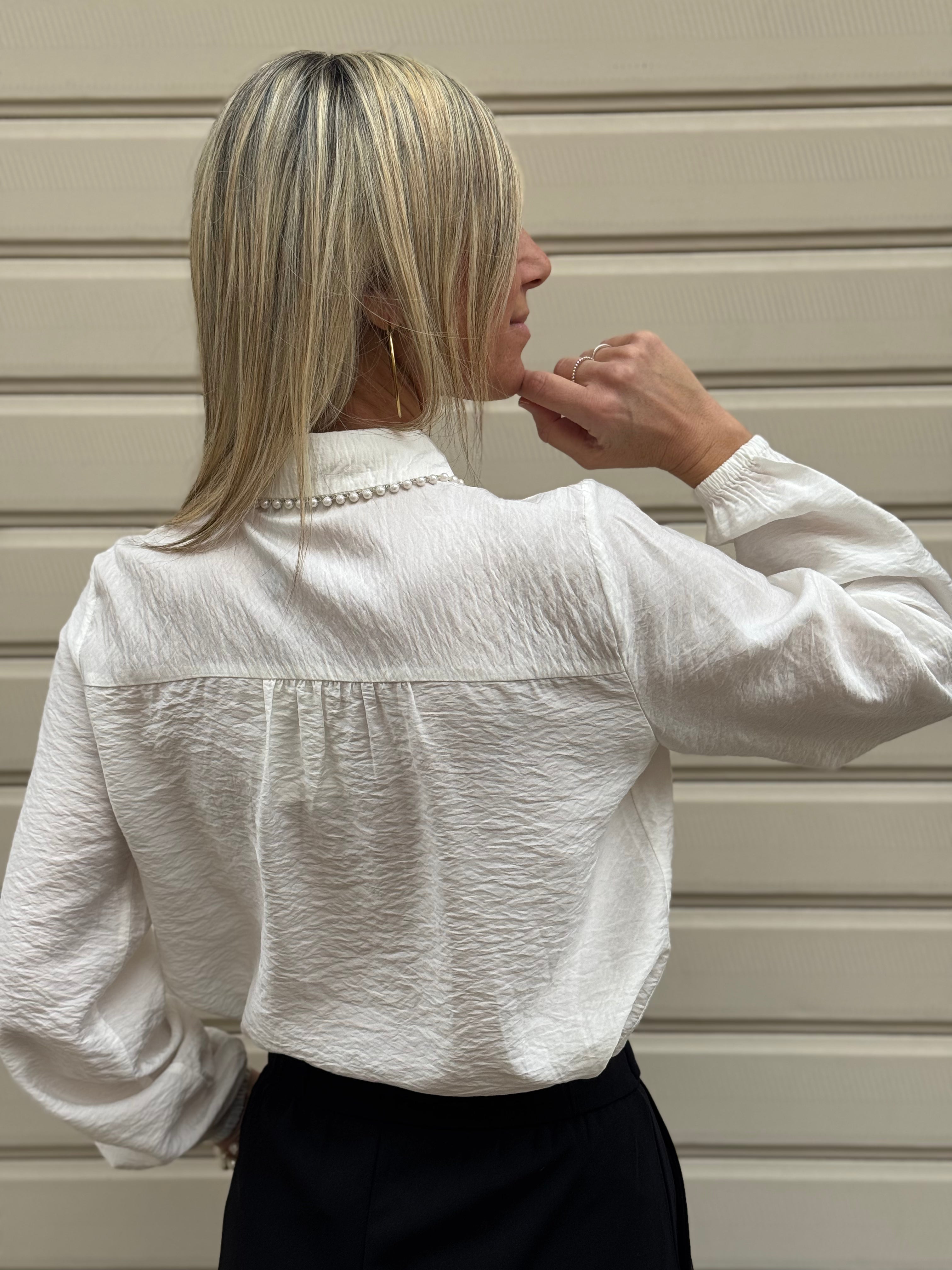 Camicia colletto perle Jdy