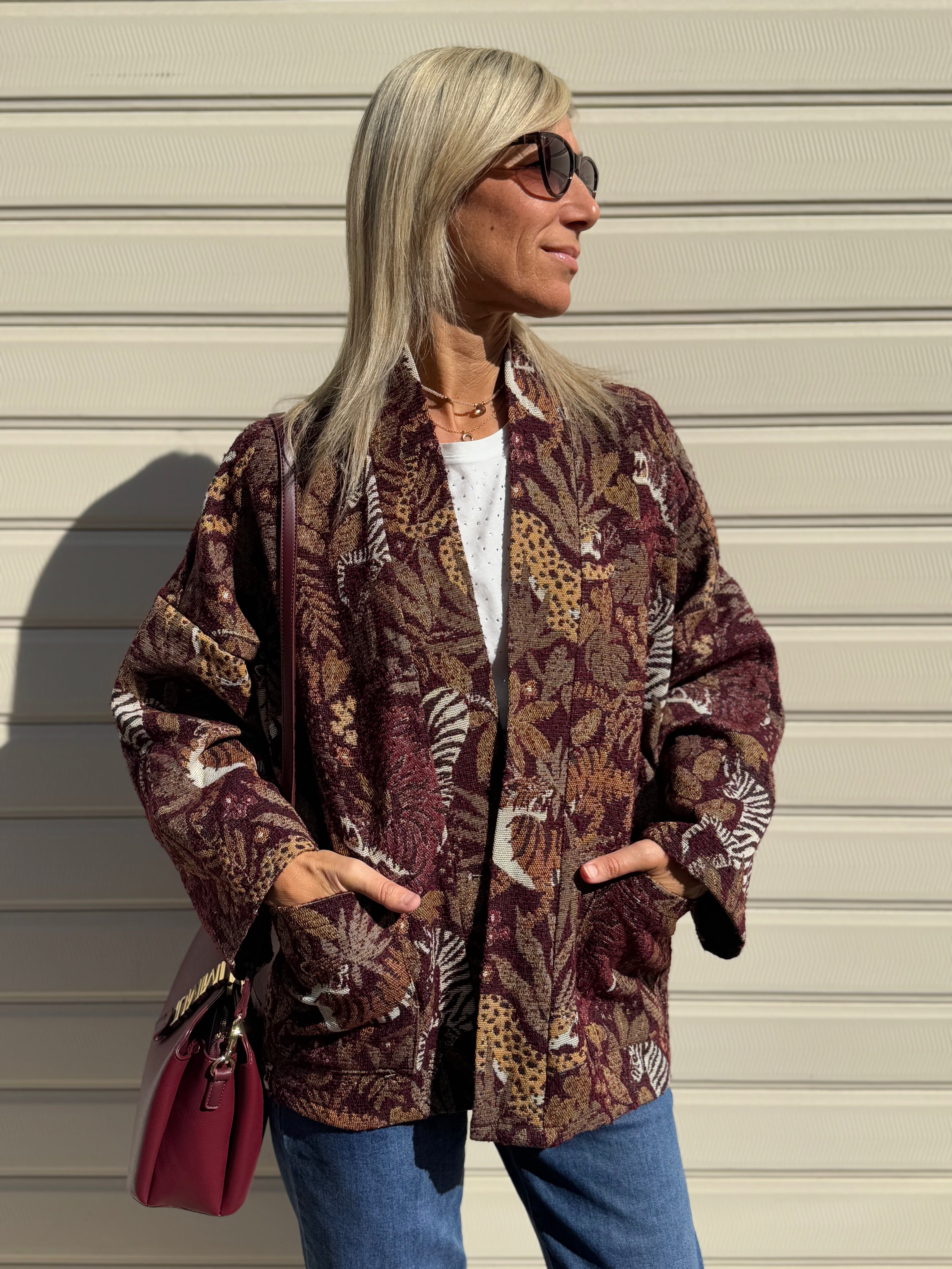 Giacca kimono decorata 🦓🦒