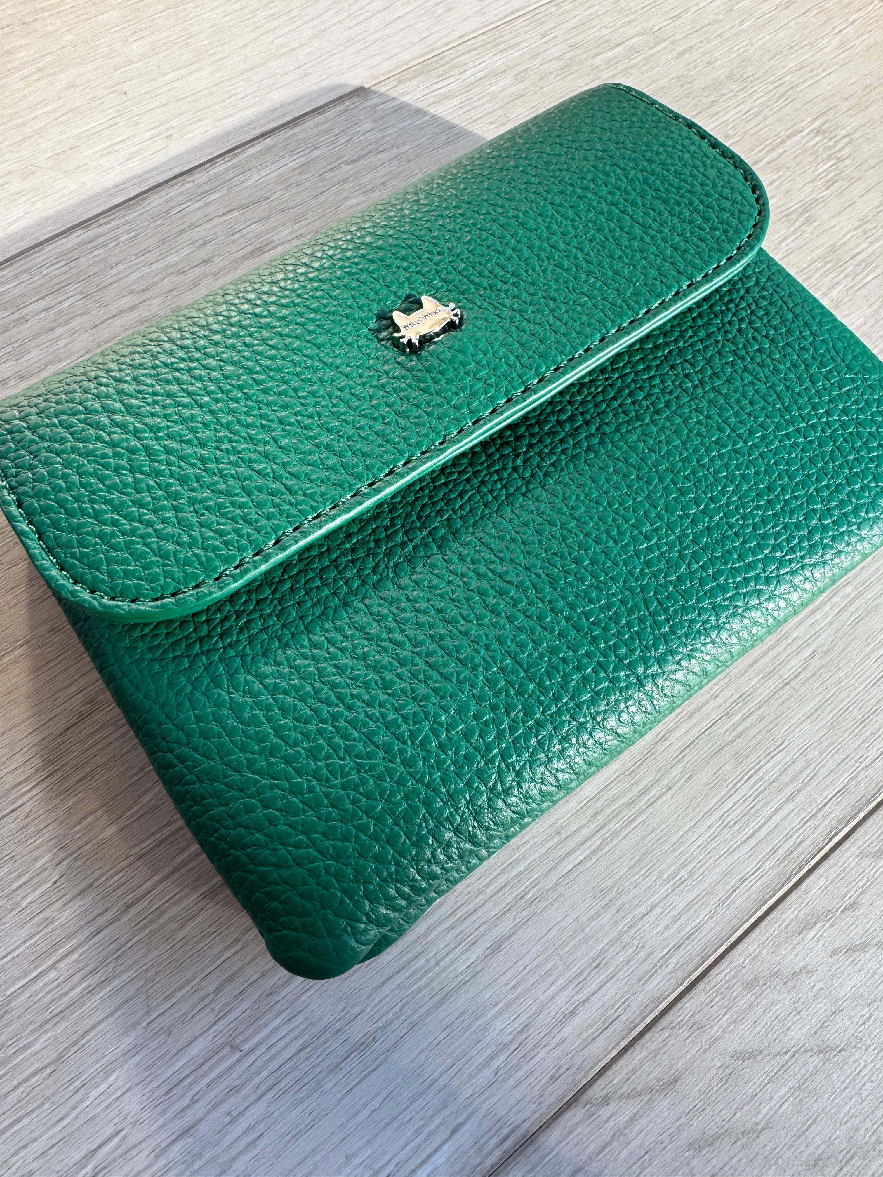 Portafoglio Busta Pattina Verde