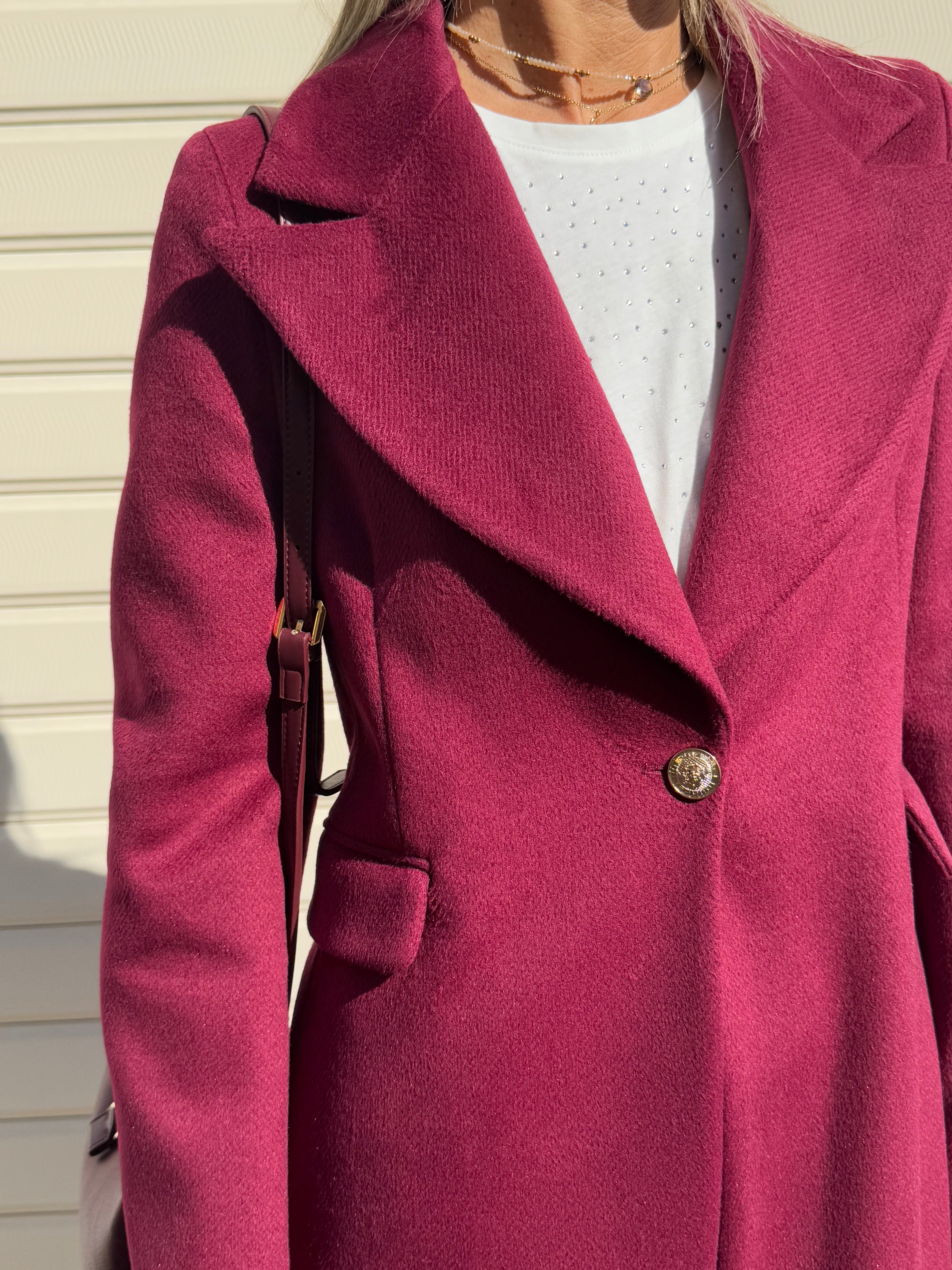 Cappotto monobottone artigli
