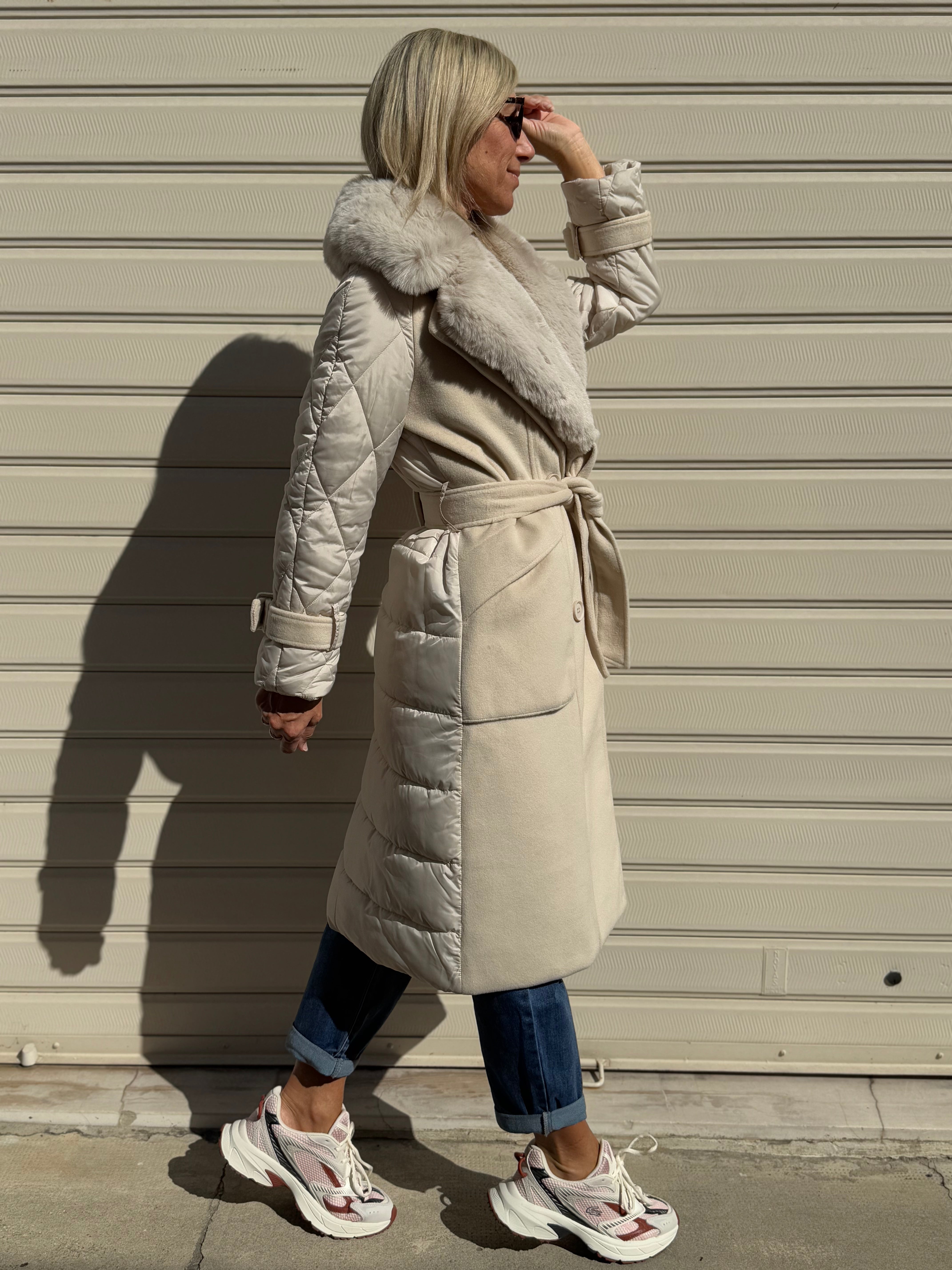 Cappotto piumino artigli