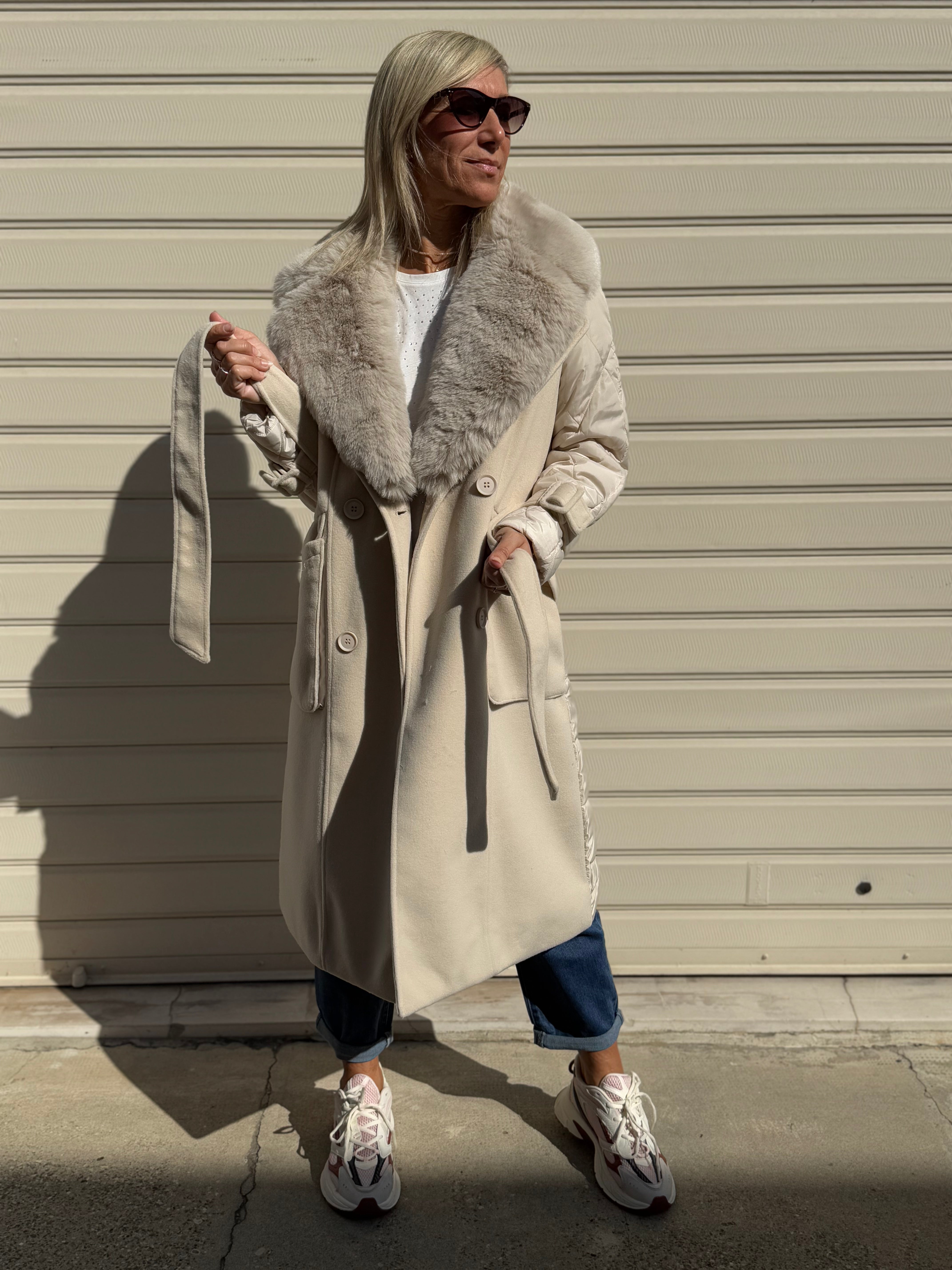Cappotto piumino artigli