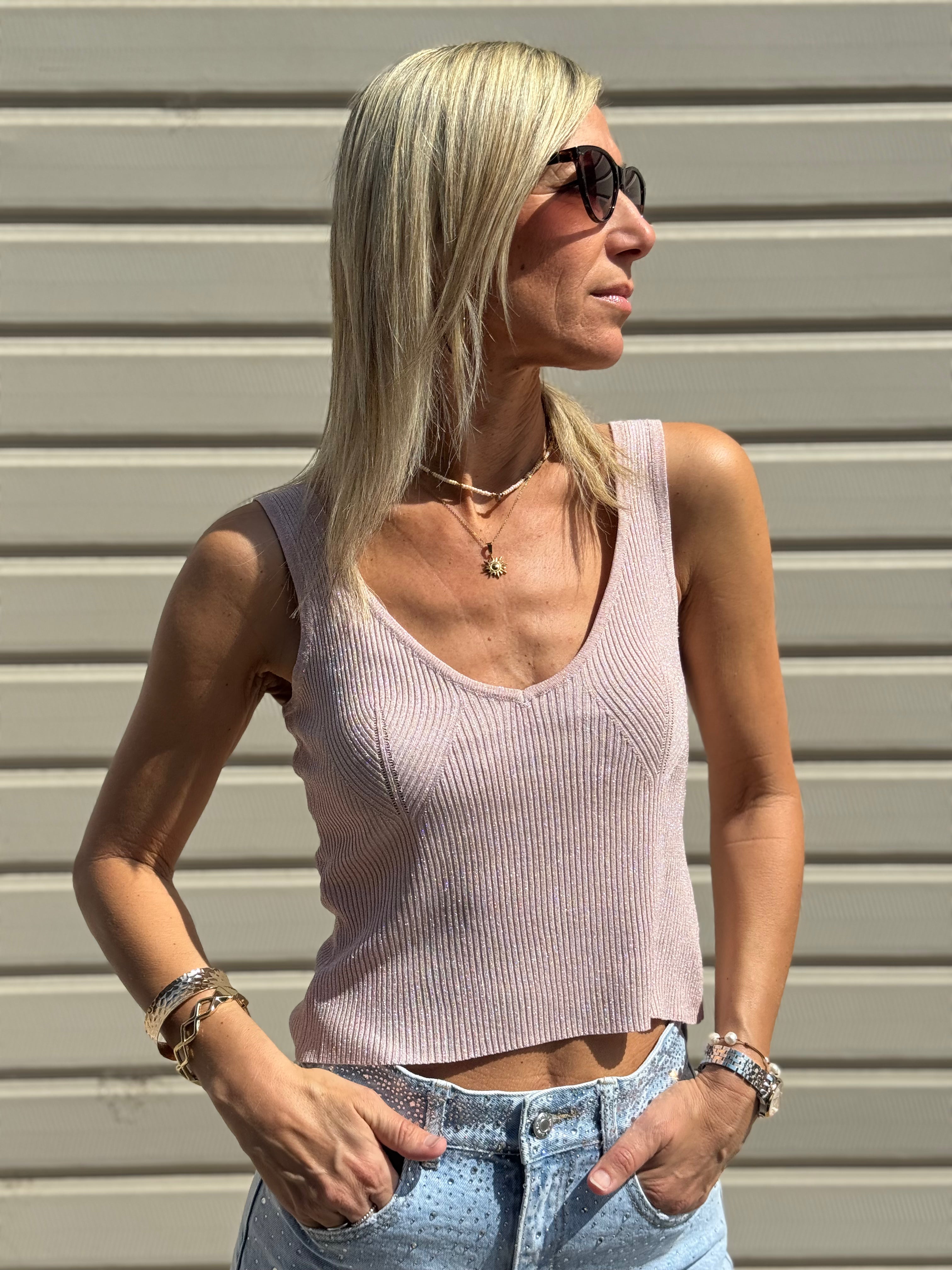 Top Costine Lurex