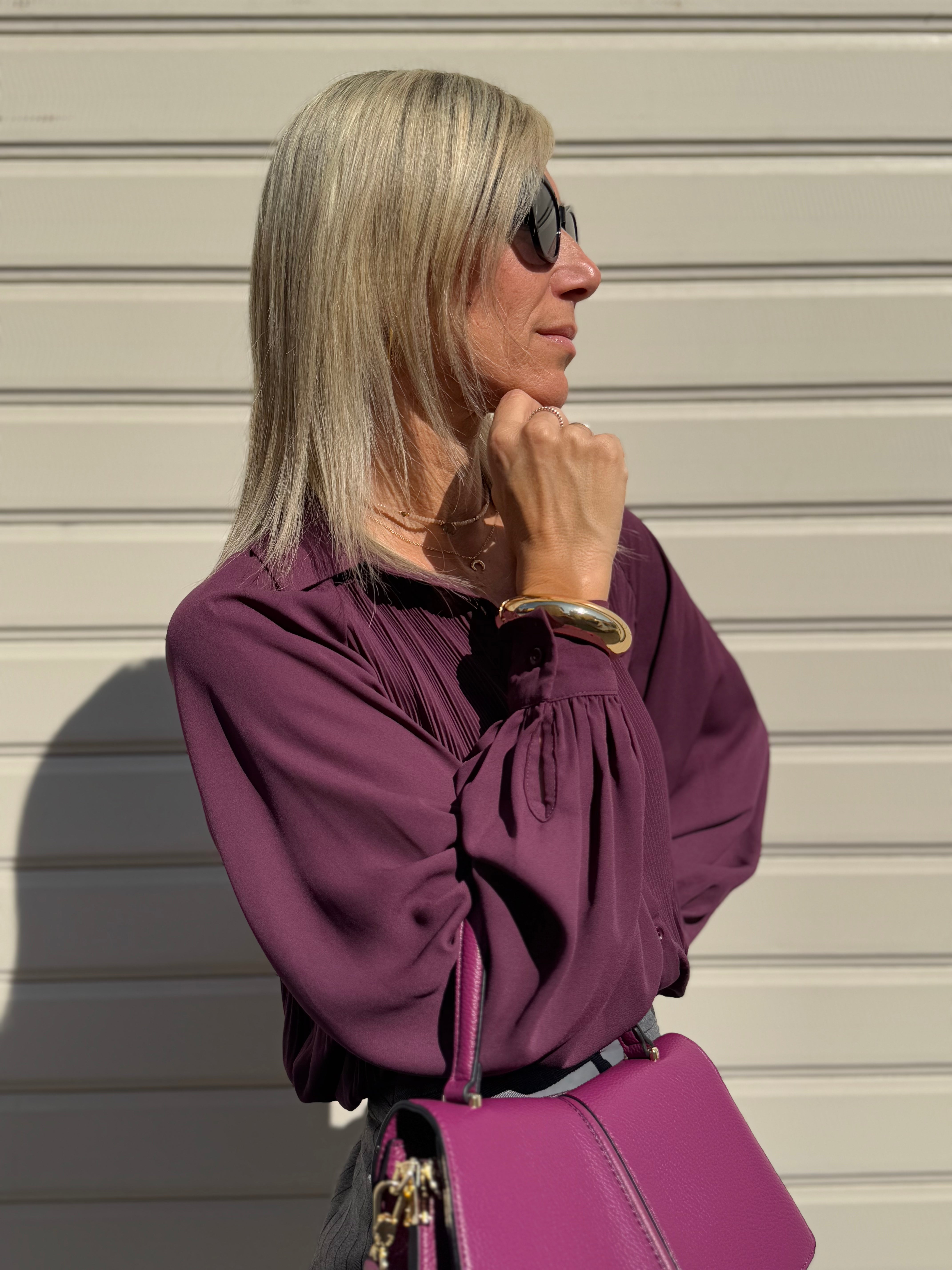 Camicia plissettata mimì