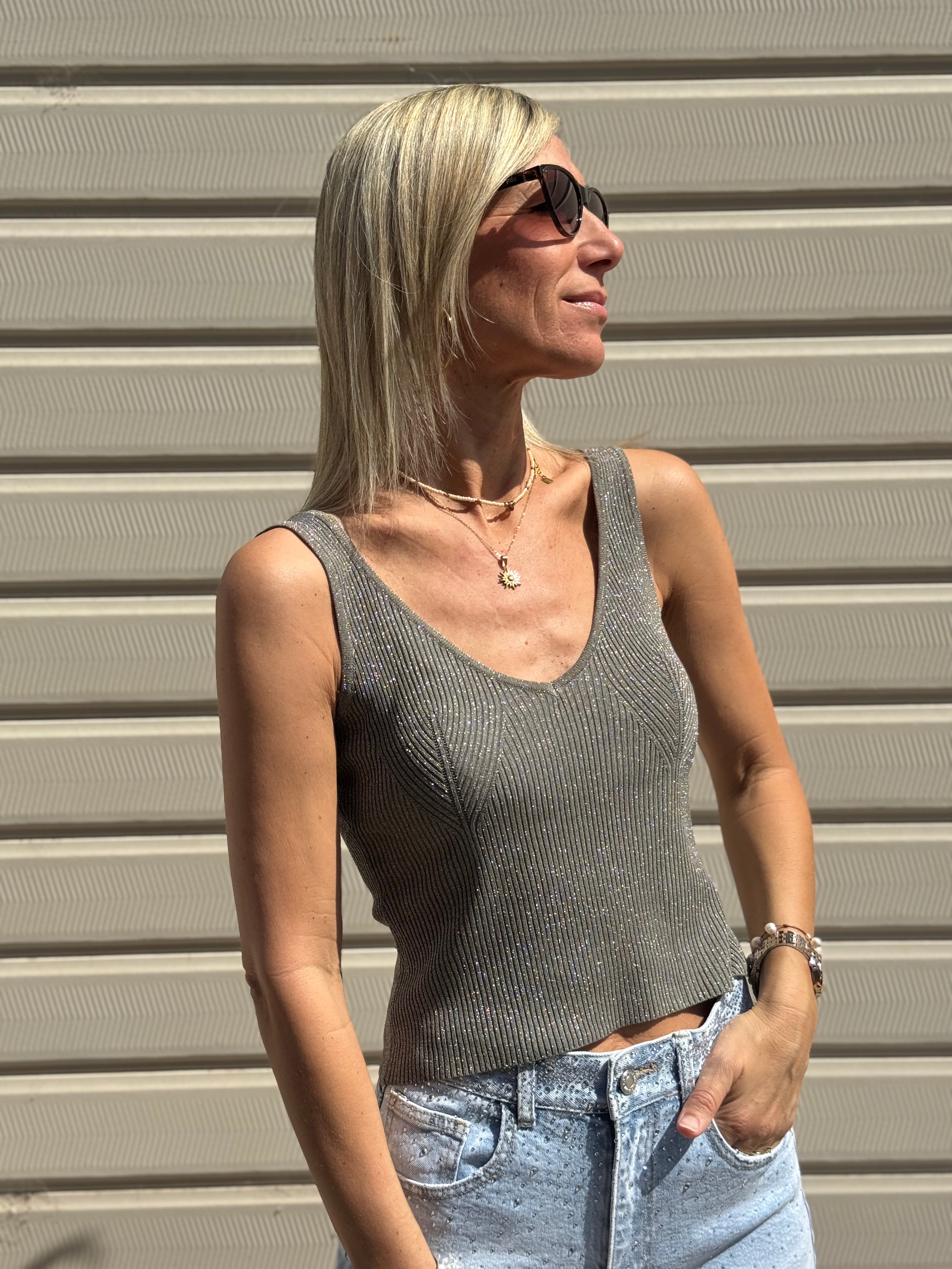 Top Costine Lurex