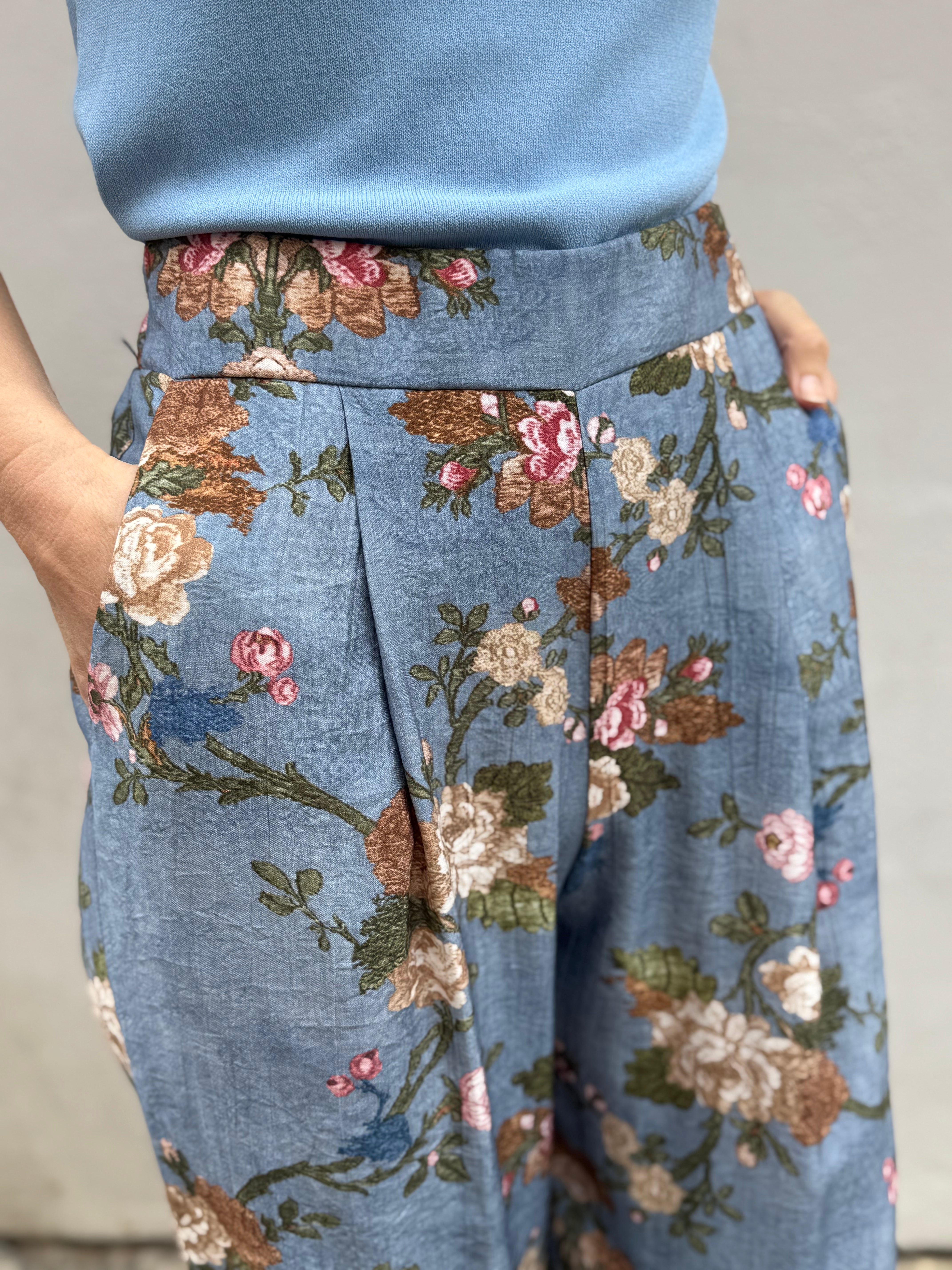 Pantalone fantasia viscosa adora