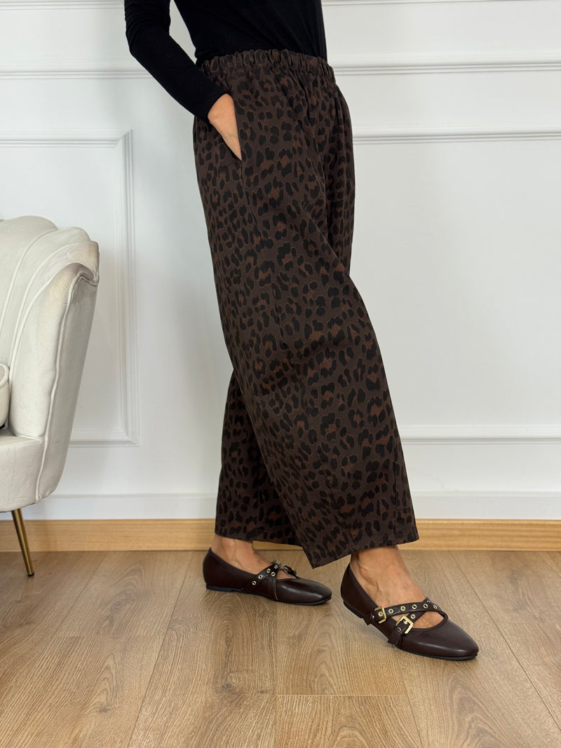 Pantalone Barrel elastico adora
