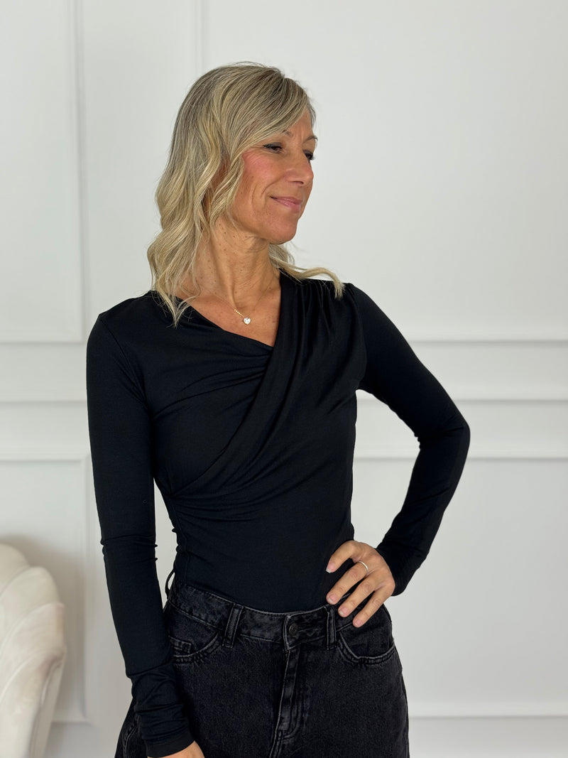 Maglia drappeggio irena jdy
