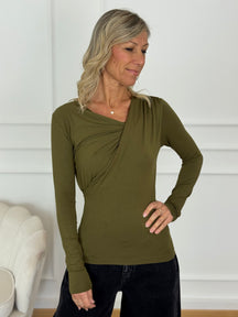 Maglia drappeggio irena jdy