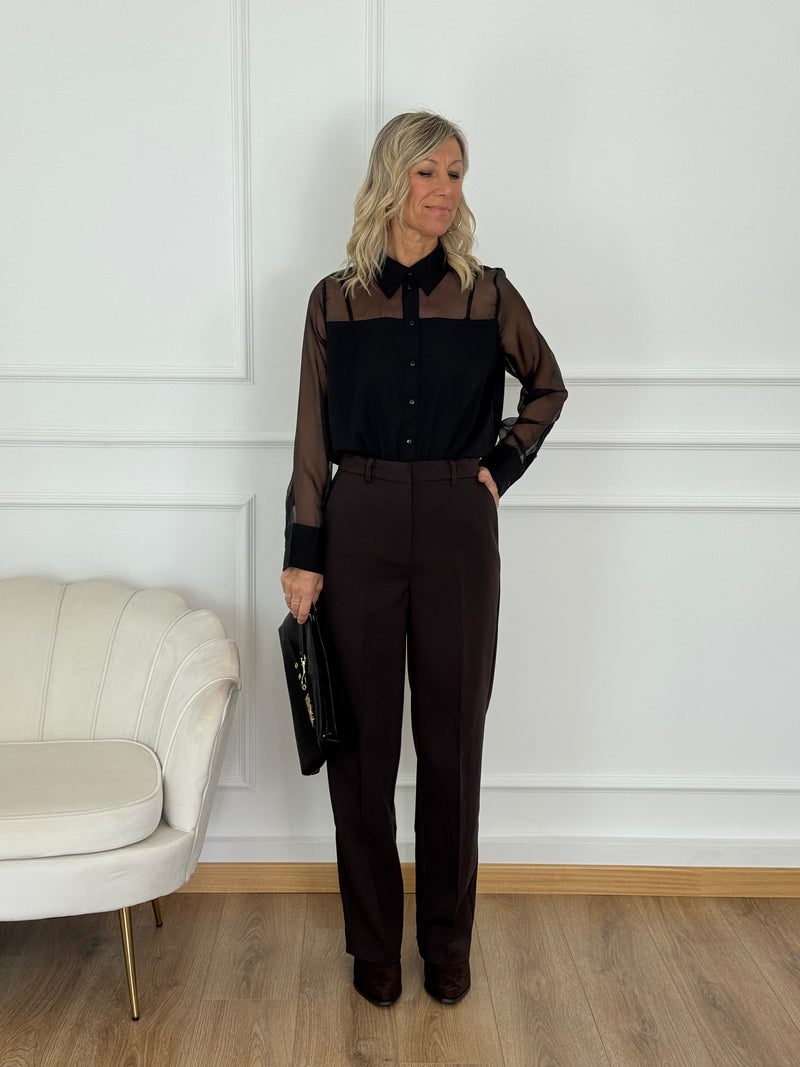 Camicia organza spalle nana jdy