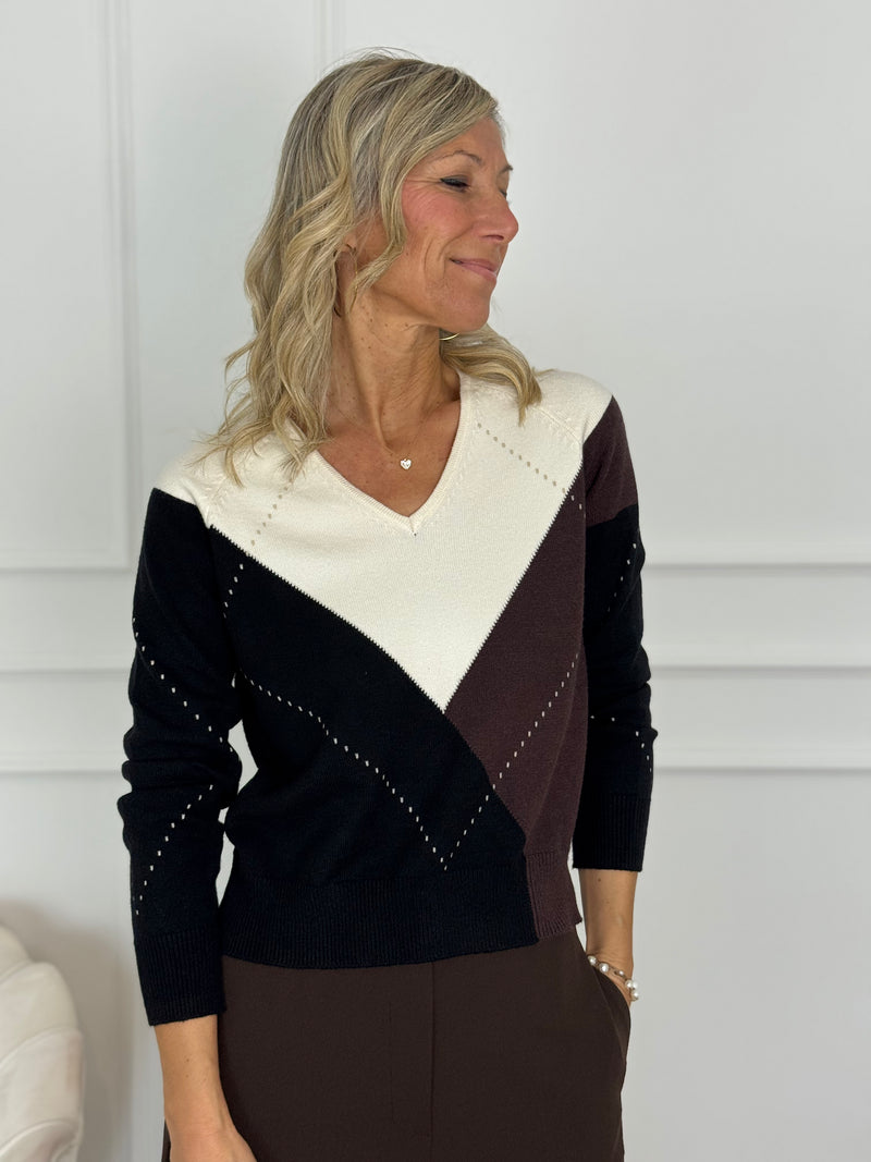 Maglia v rombi mimì