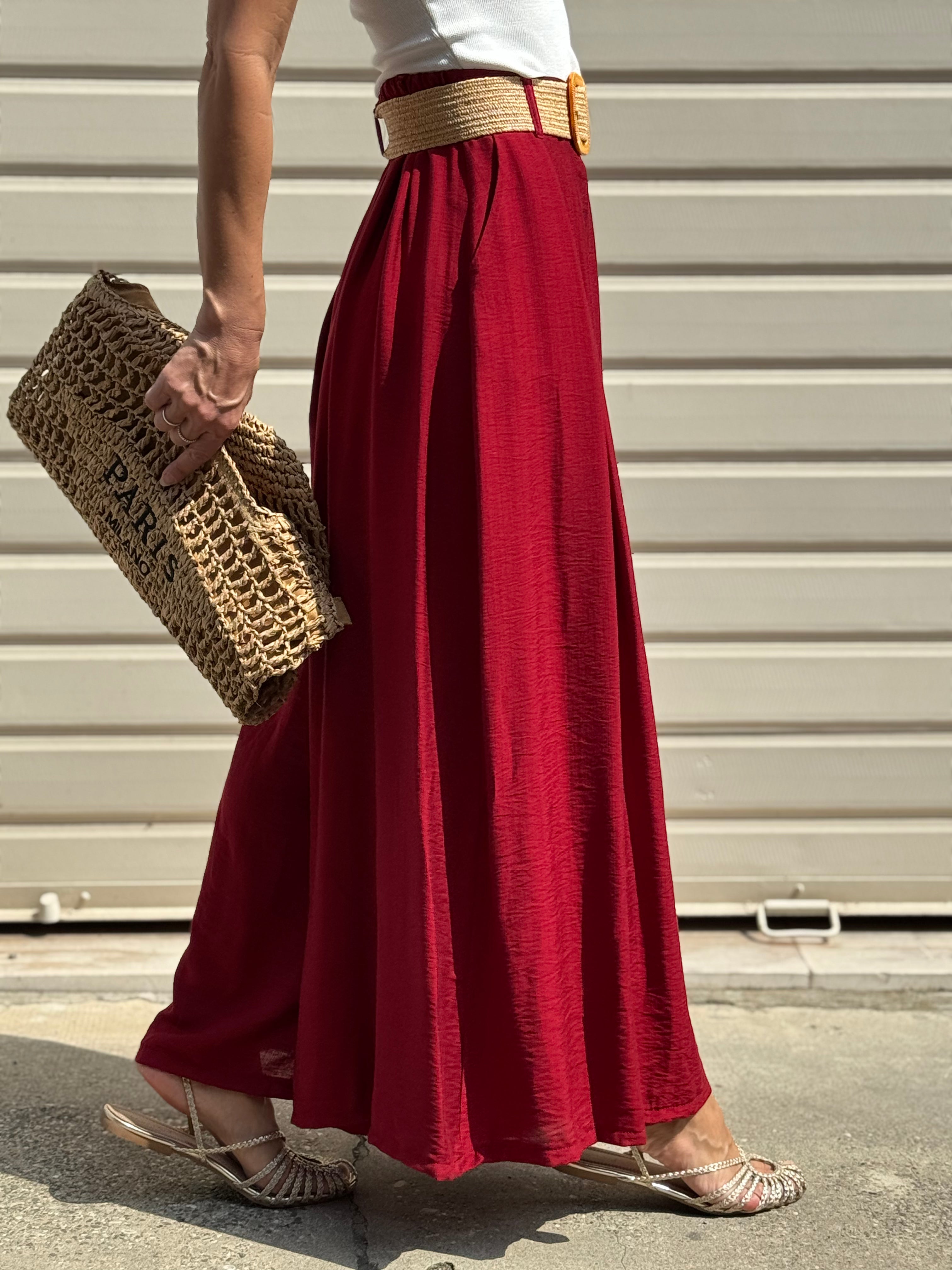 Gonna Pantalone Con Cintura