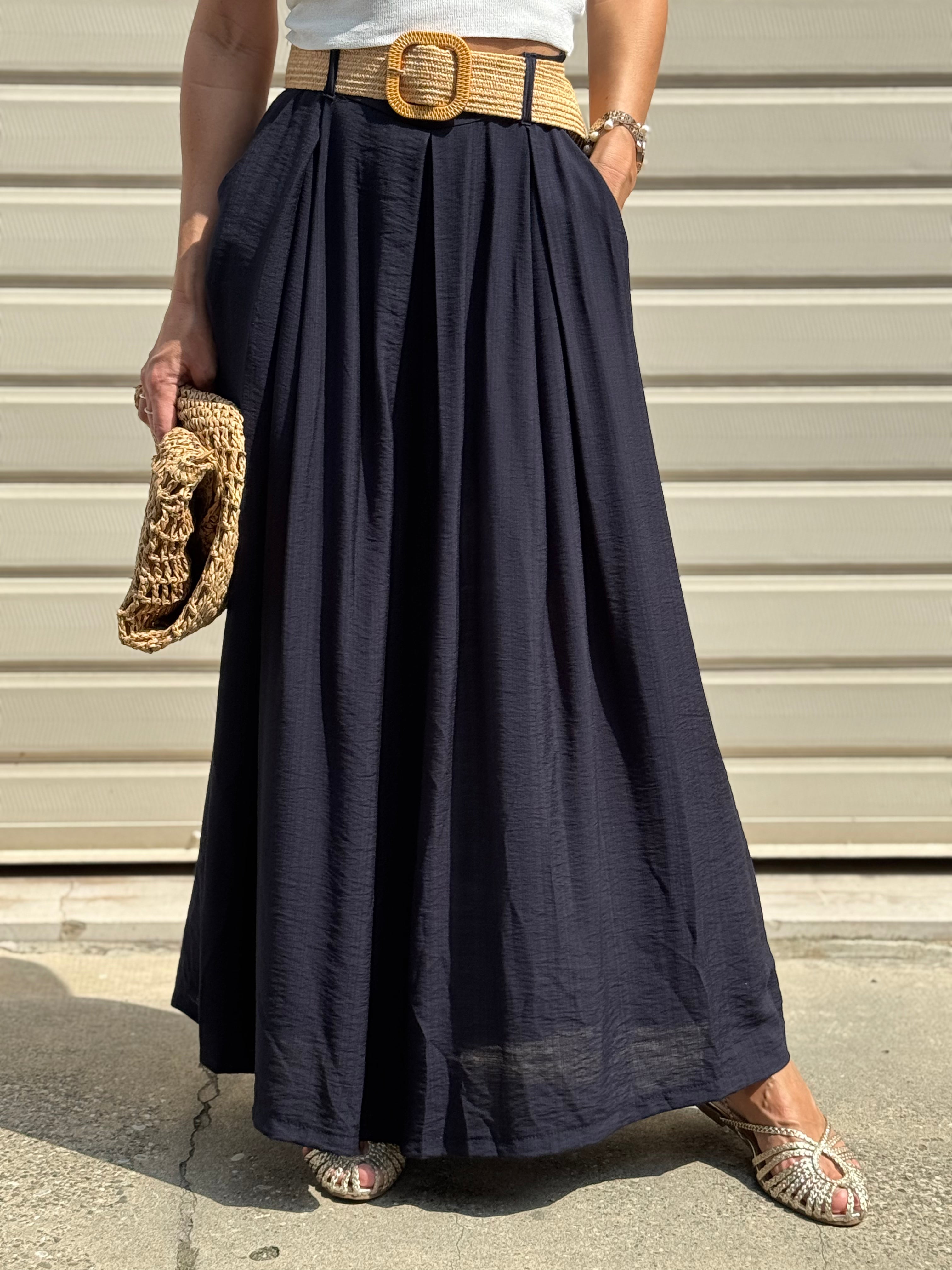 Gonna Pantalone Con Cintura