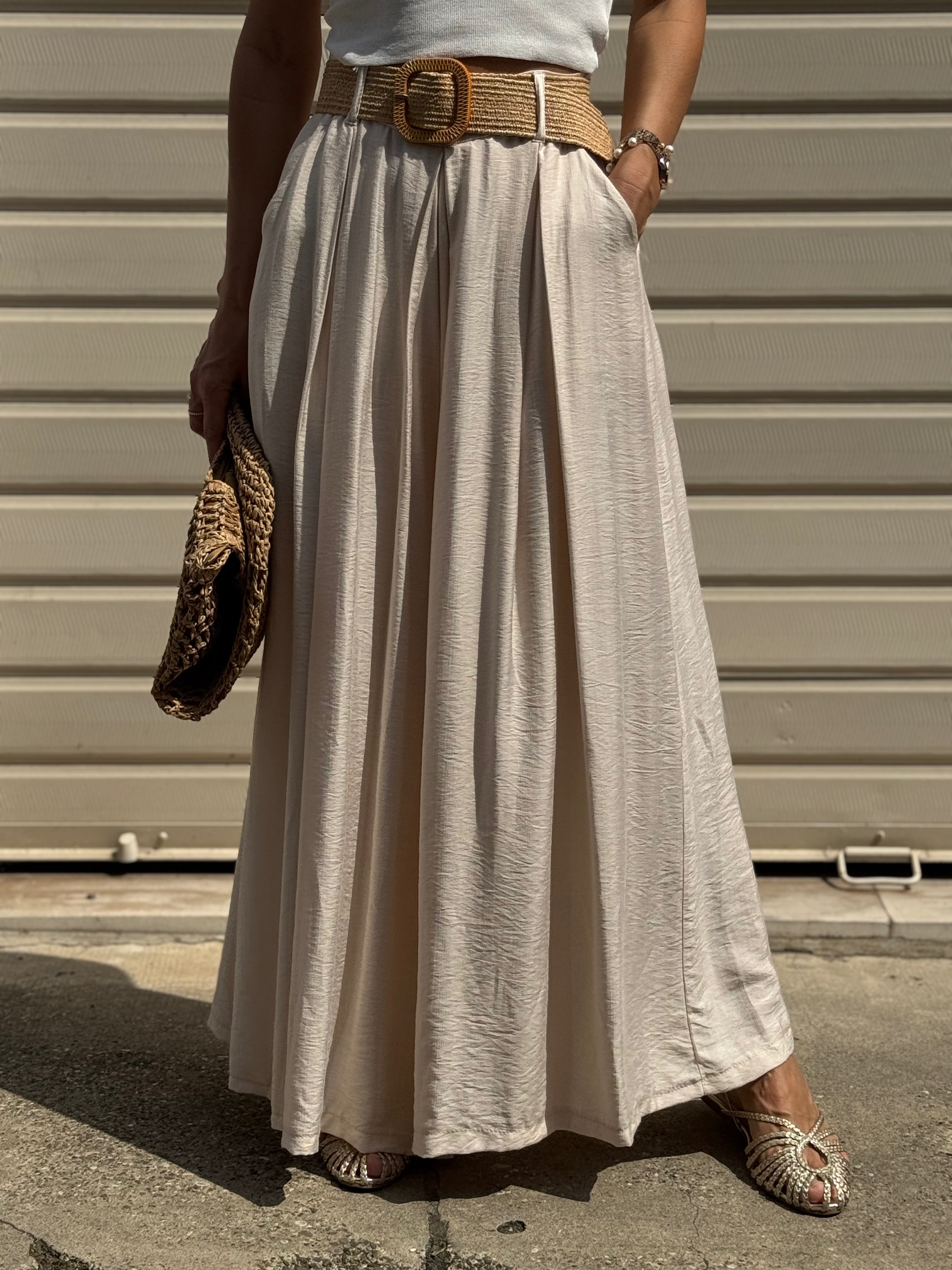 Gonna Pantalone Con Cintura