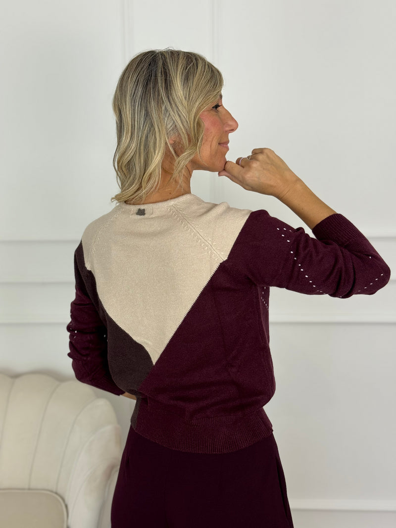 Maglia v rombi mimì